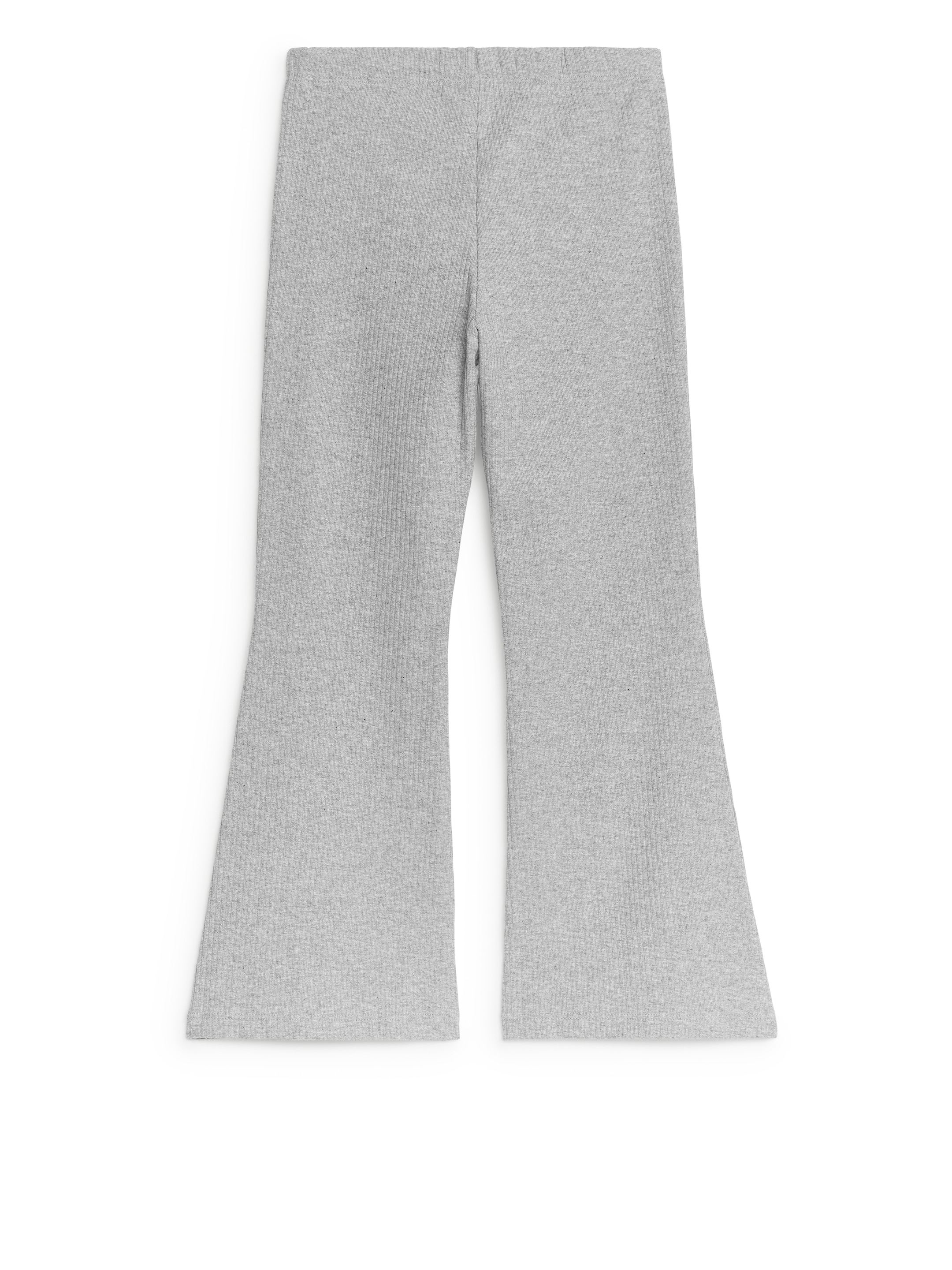 Visualizza immagine più grande: Leggings svasati a coste - Grigio mélange - BAMBINO | H&M IT 2