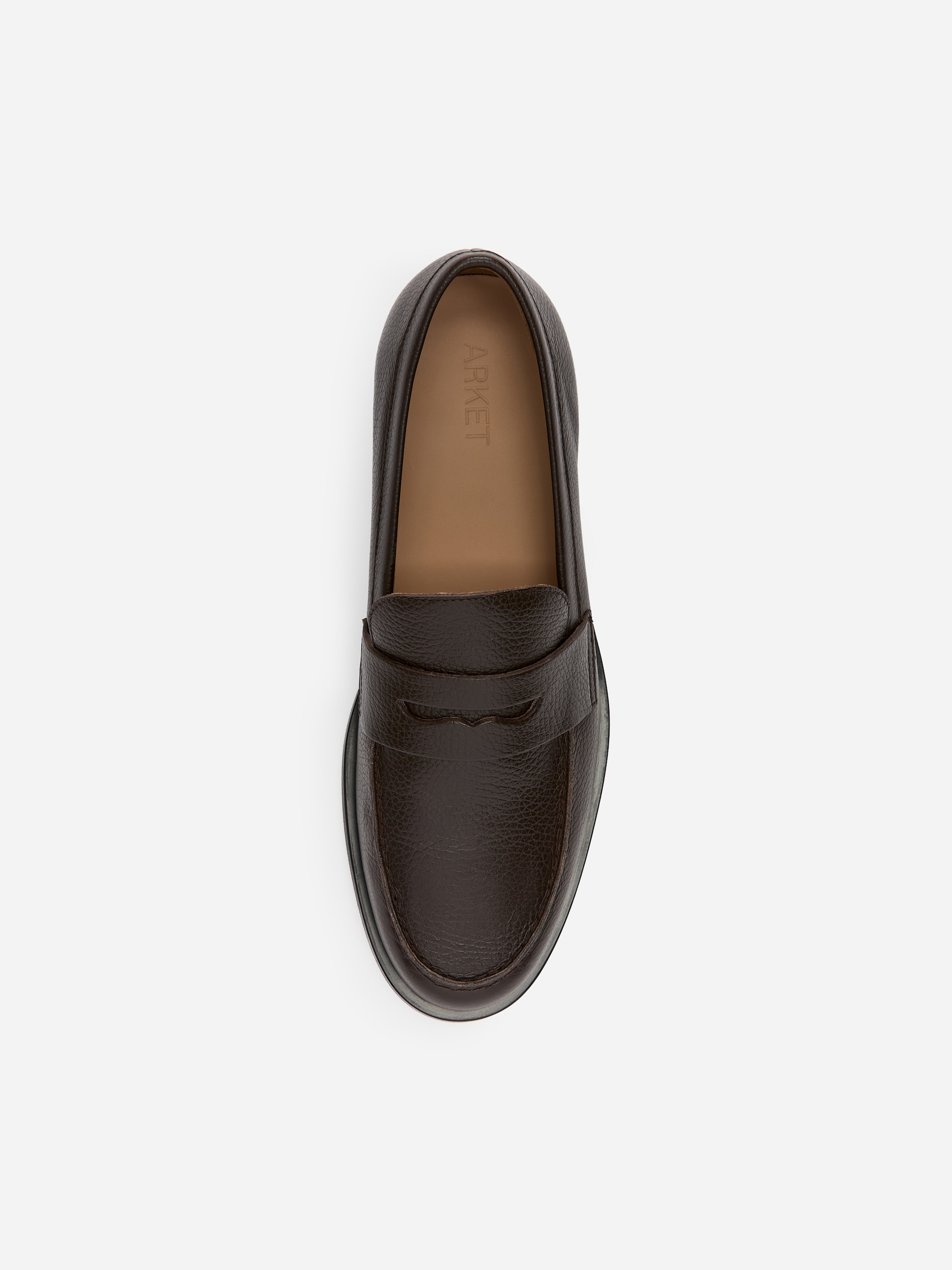 Loafers i läder - Brun - Men - StillMedia/DescriptiveStillLife - 5