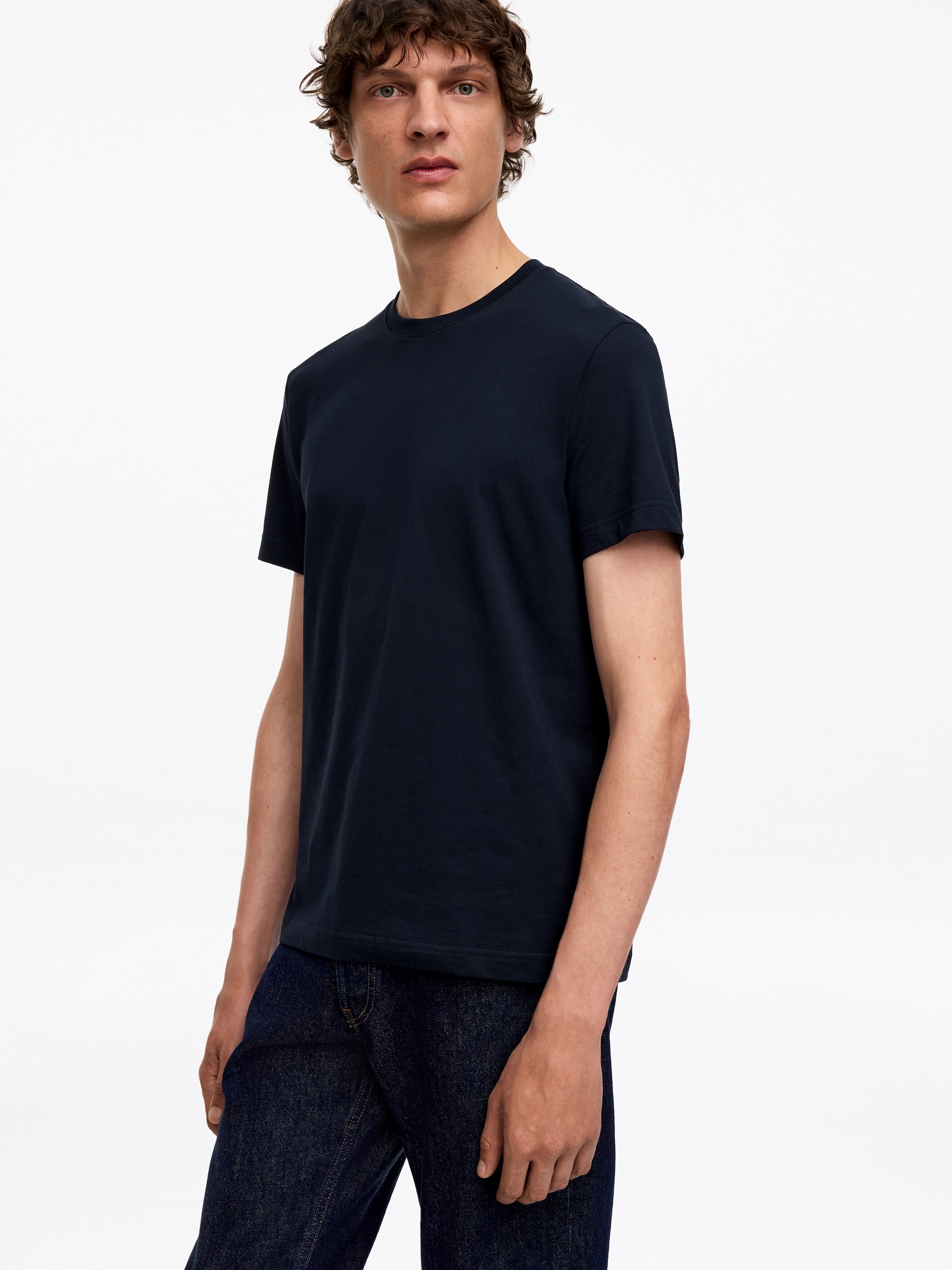 Camiseta regular fit de 170 GSM - Azul oscuro - Corte estándar - Men - StillMedia/Lookbook - 51