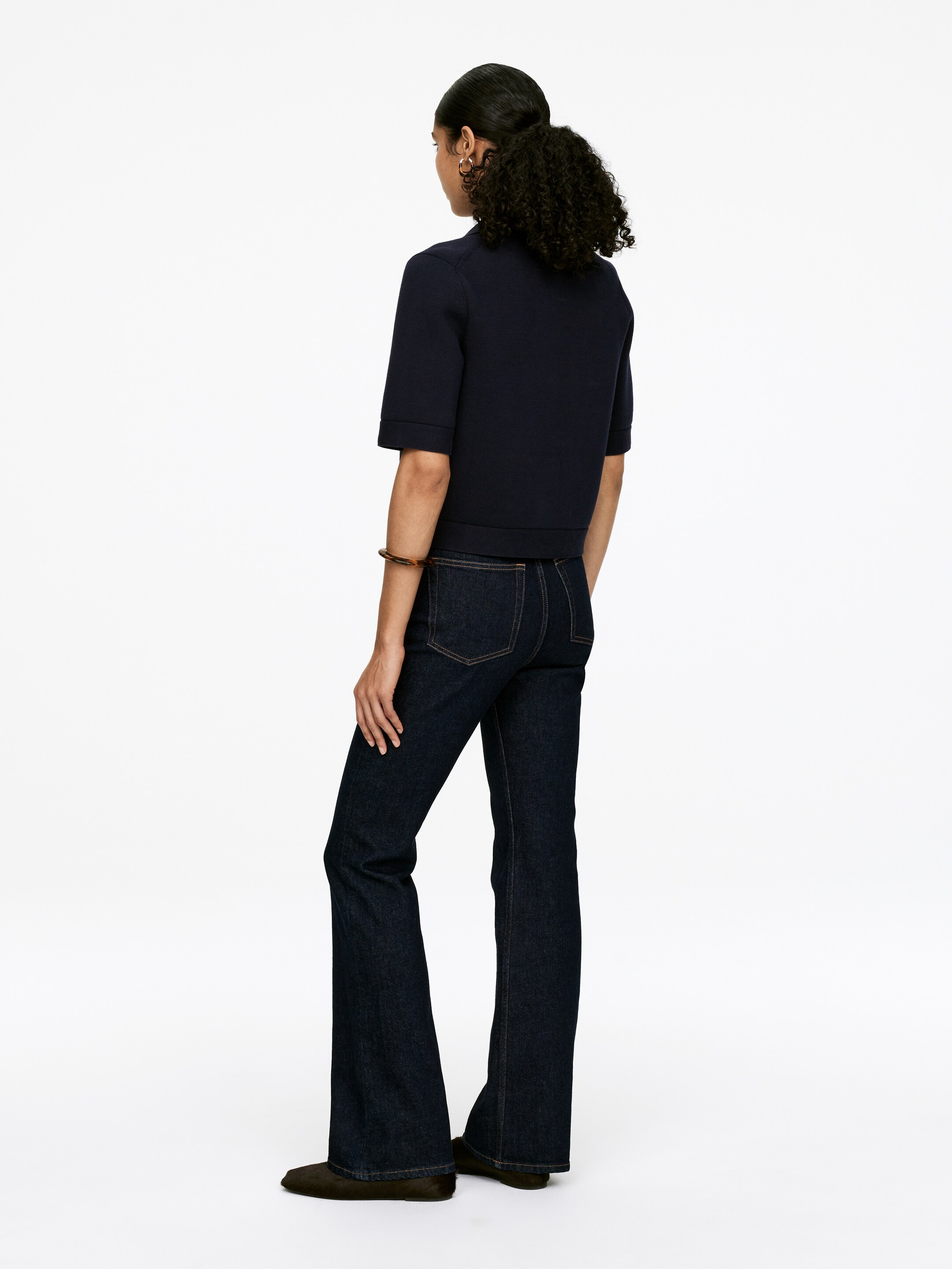 Grotere afbeelding bekijken: Vest met korte mouwen - Donkerblauw - DAMES | H&M NL 2