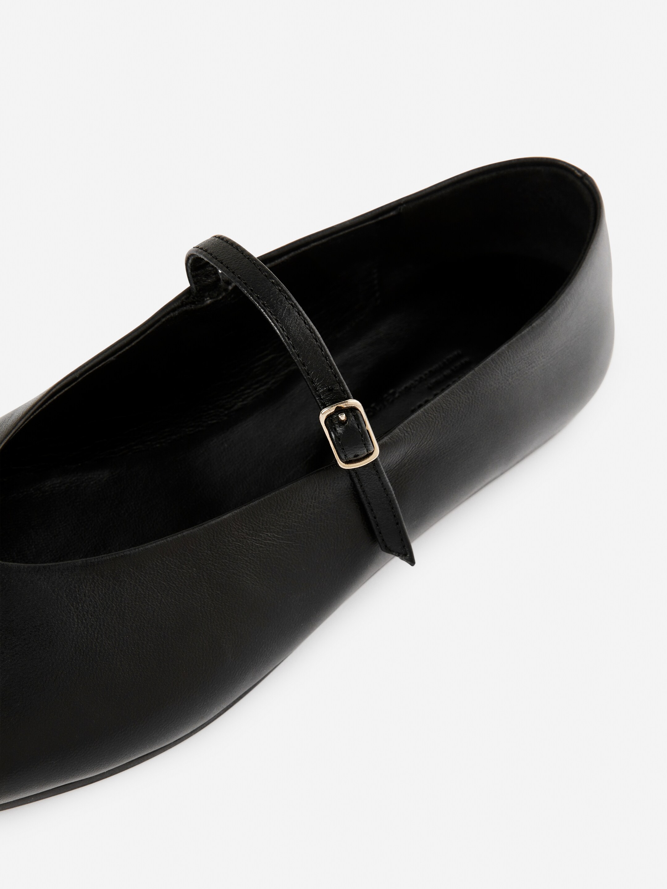View larger image: Leather Mary Jane Flats - Black - Ladies | H&M GB 5
