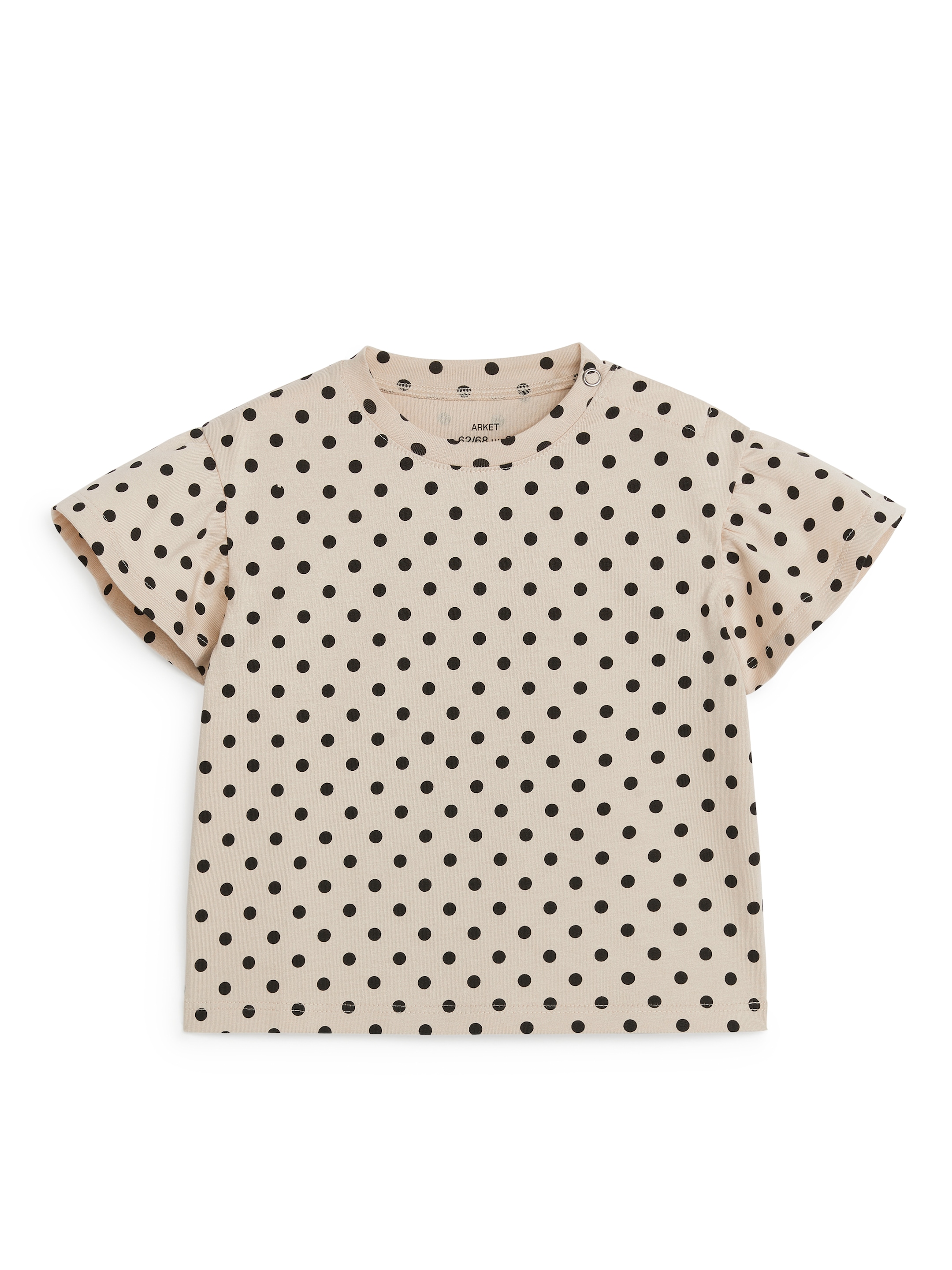 Zobacz większy obraz: Frill T-Shirt - Beżowy - Dziecko | H&M PL 1
