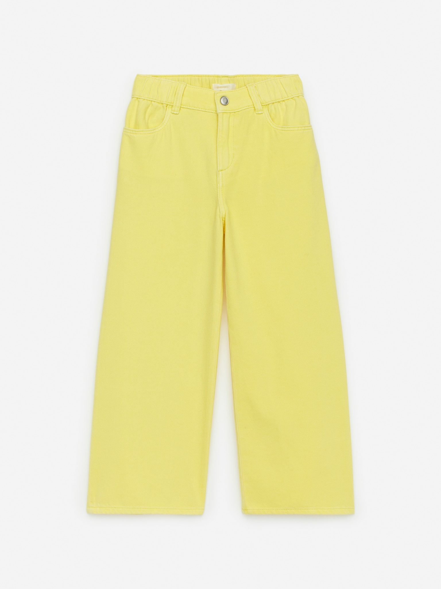 Wide Denim Trousers - Yellow/Lilac/Blue/Black/Purple/Blue