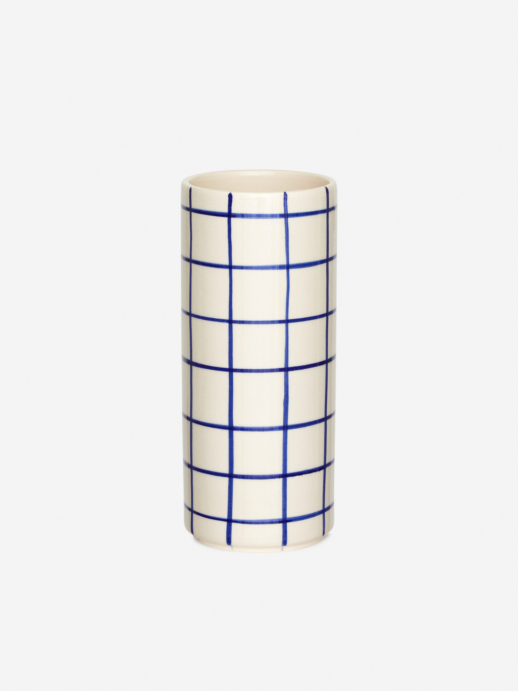 Zobrazit větší obrázek: Kameninová váza 23 cm - Modrá kostka - HOME | H&M CZ 1