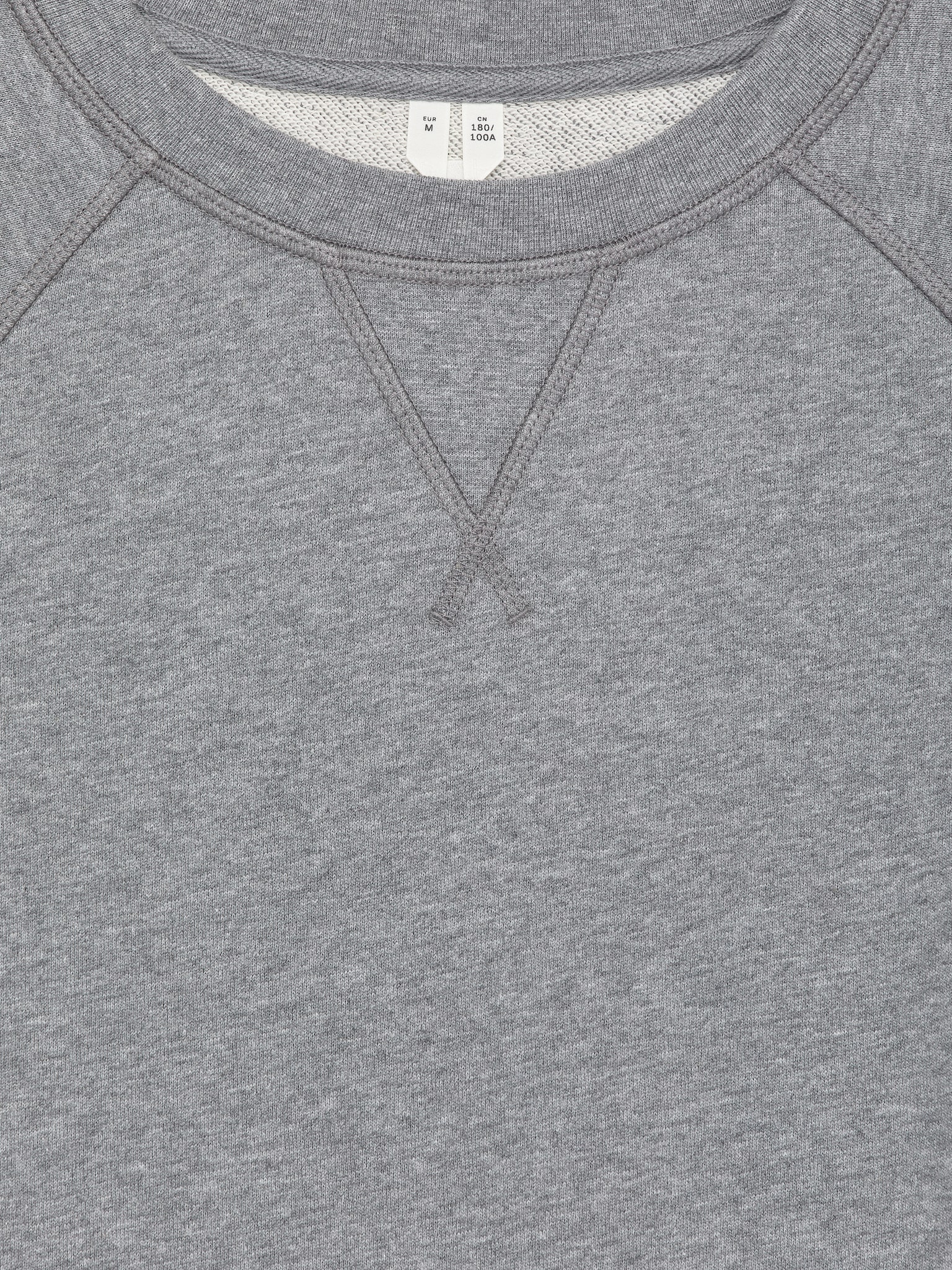 Sudadera de manga corta - Gris jaspeado/Azul oscuro - 5