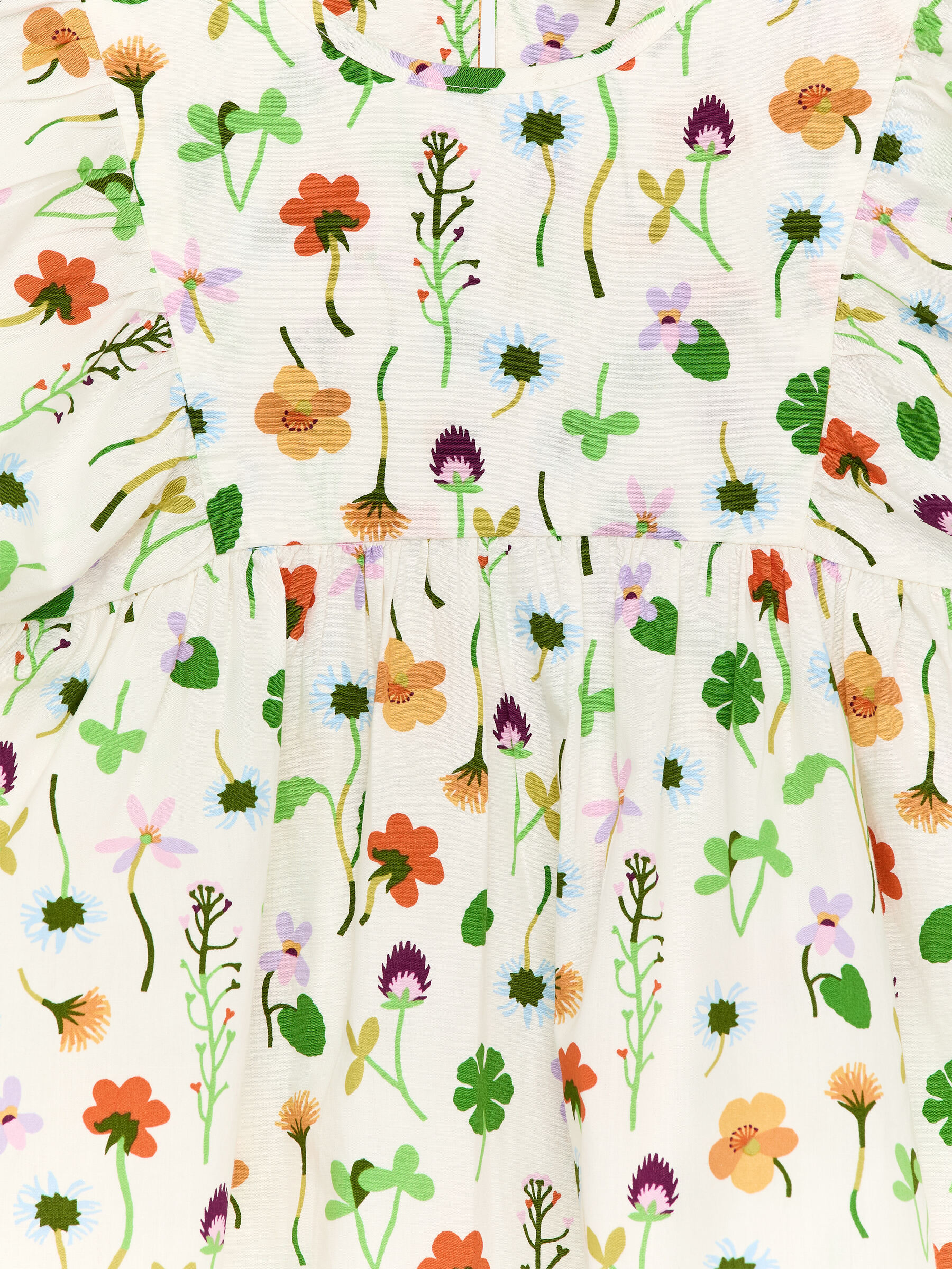 Cotton Poplin Dress - White - Oversized - Children - StillMedia/DescriptiveDetail - 3