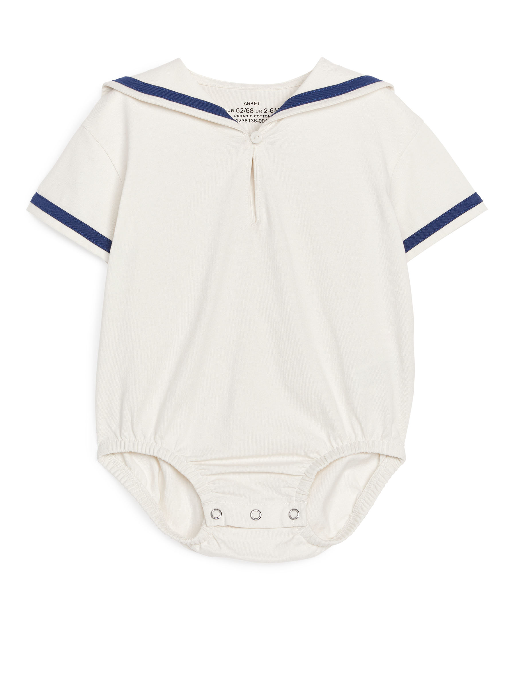 Sailor Romper - White/Blue - Loose fit - Children - StillMedia/DescriptiveStillLife - 3