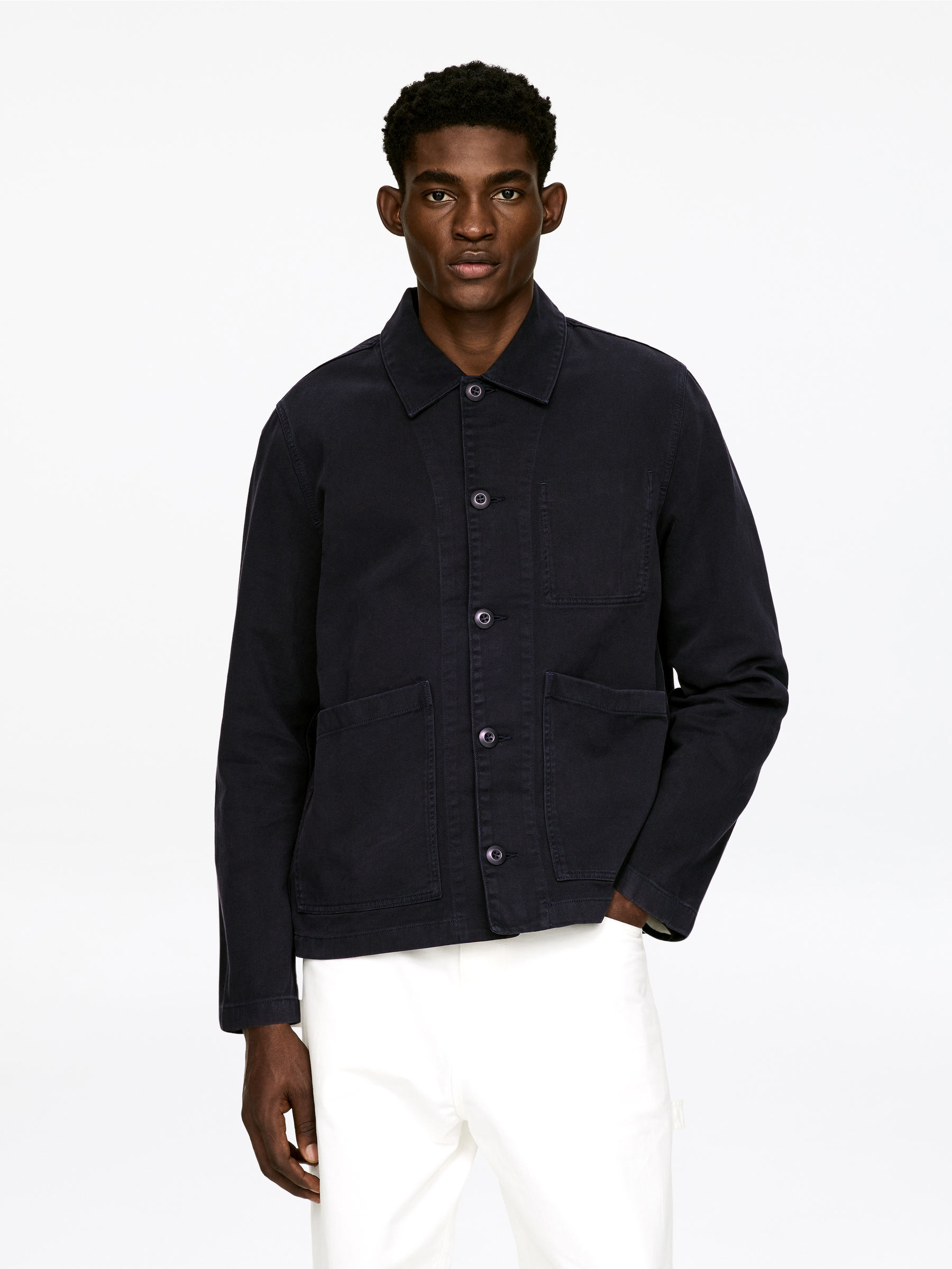 Jacke aus Baumwolle - Dunkelblau - Regular Fit - Men - StillMedia/Lookbook - 12