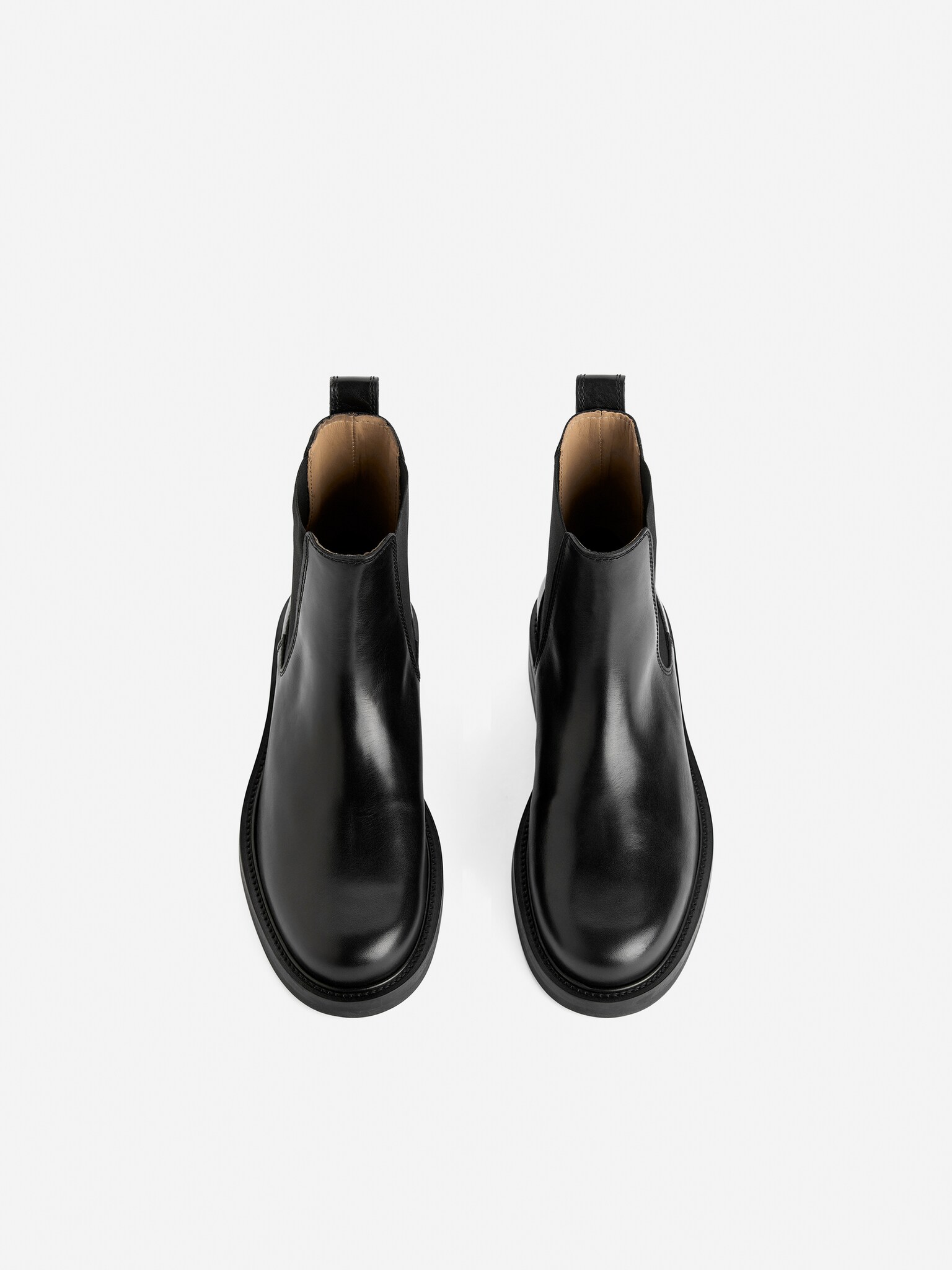 Botas Chelsea de piel - Negro - 3