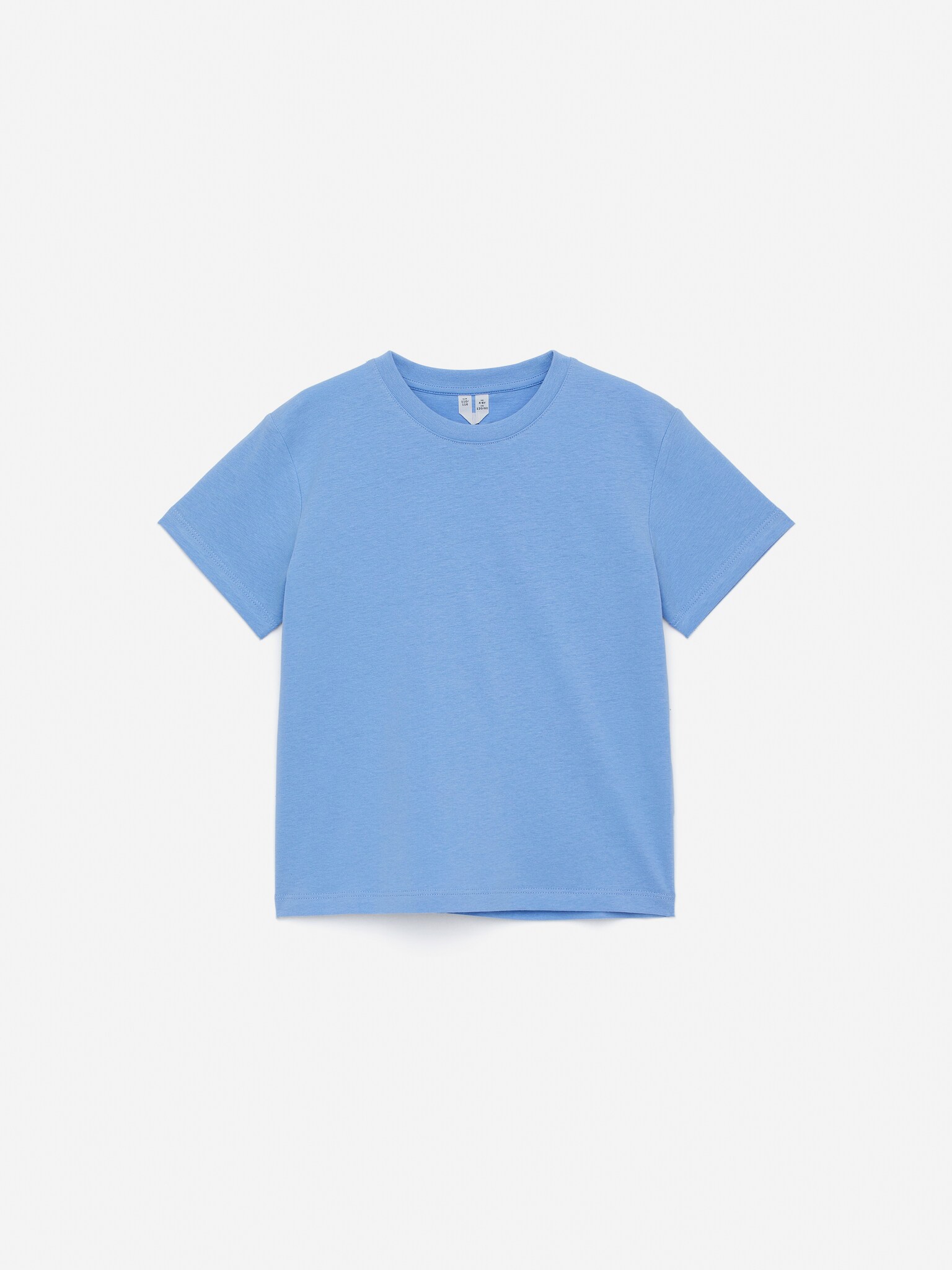 Crew-Neck T-Shirt Set of 3 - Orange/Blue/Green/Lilac/Purple/Pink/Blue/Purple/Off White/White/White/Grey/Dark Blue - 4