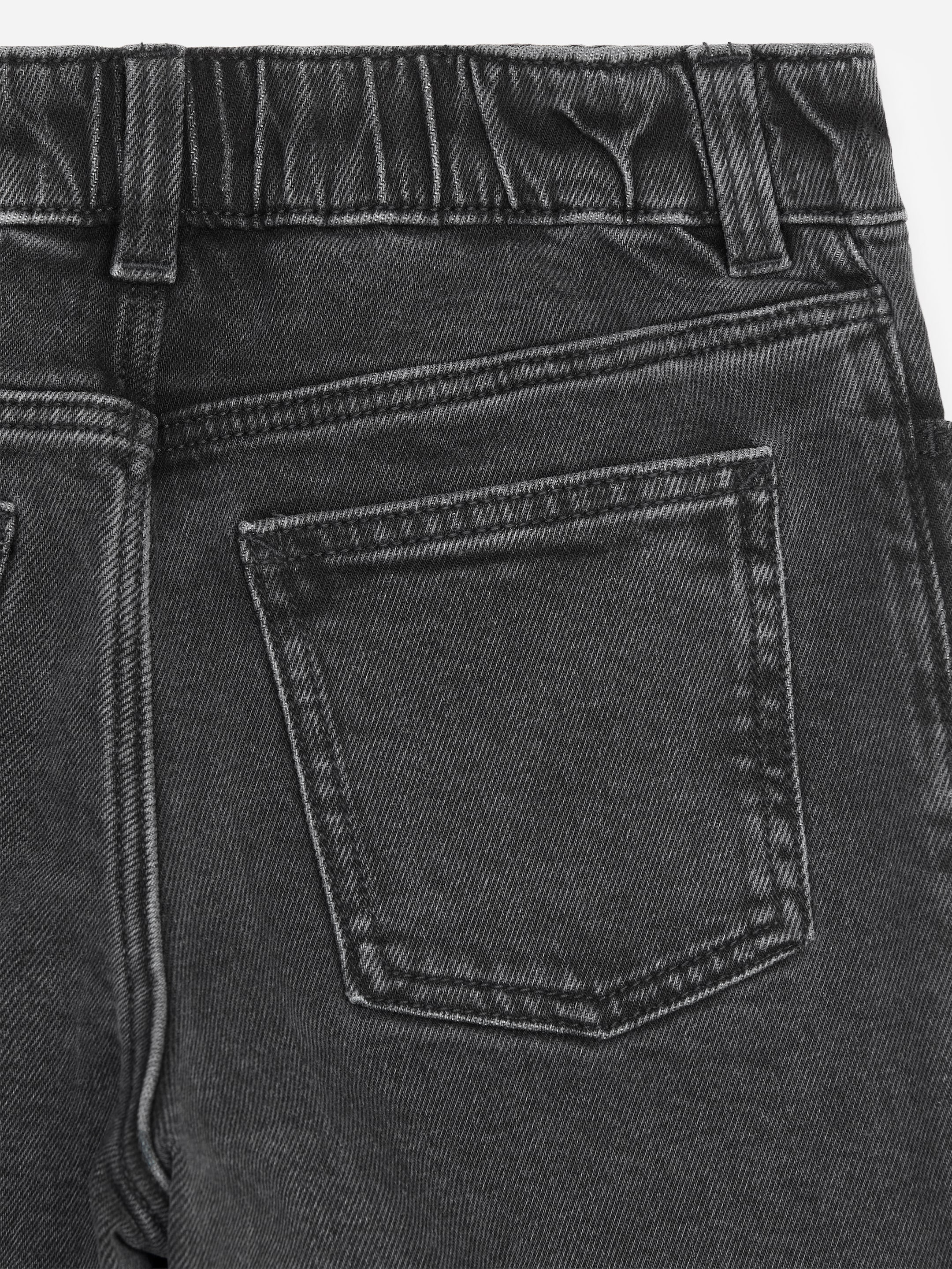 Wide Denim Trousers - Black - Relaxed fit - Children - StillMedia/DescriptiveDetail - 2