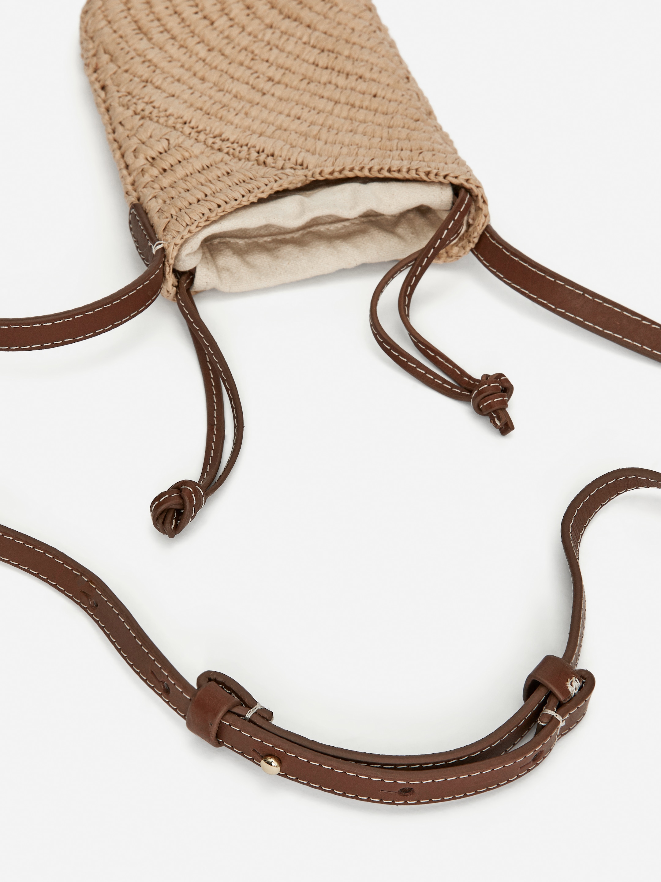 Vis større bilde: Halmtelefonveske - Beige - DAME | H&M NO 5