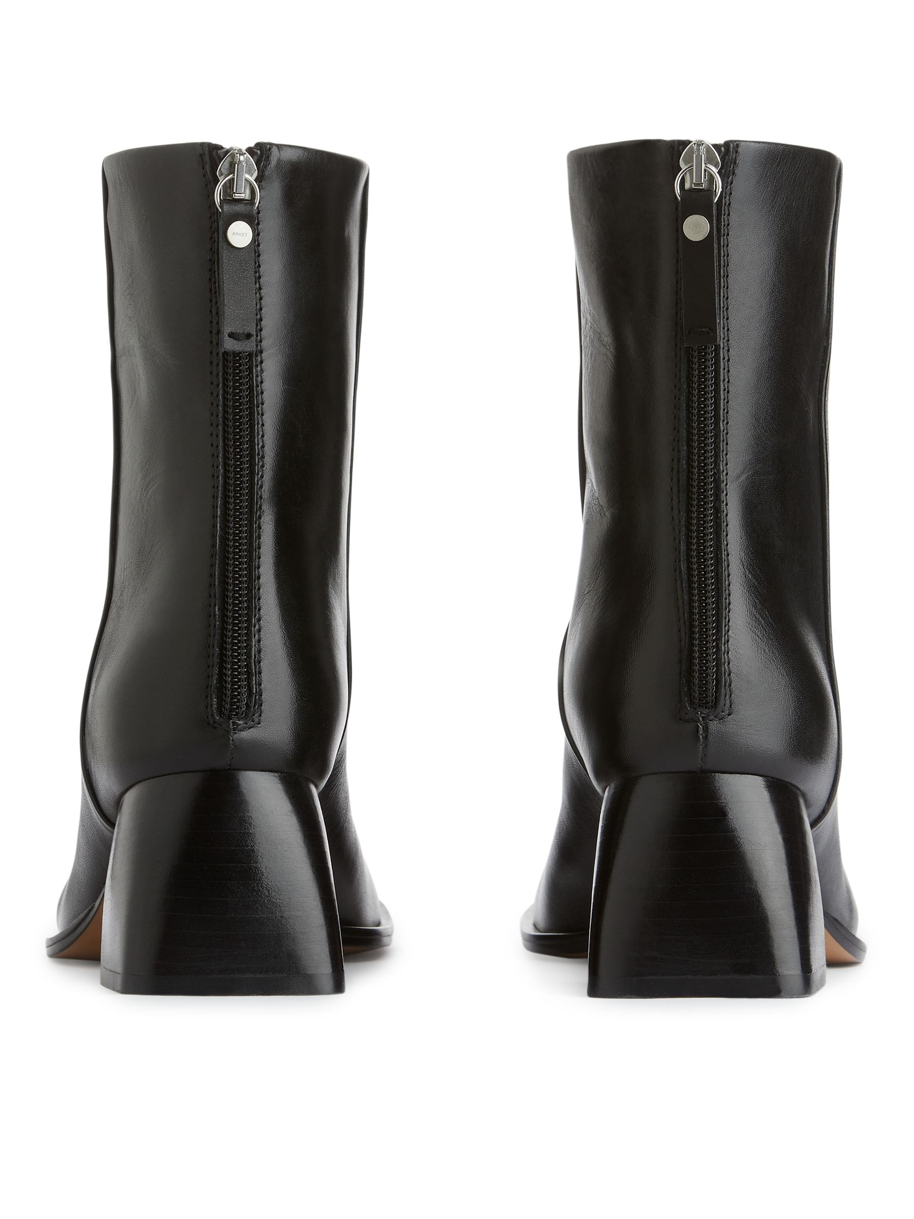 Stiefeletten aus Leder - Schwarz - Damen - StillMedia/DescriptiveStillLife - 1