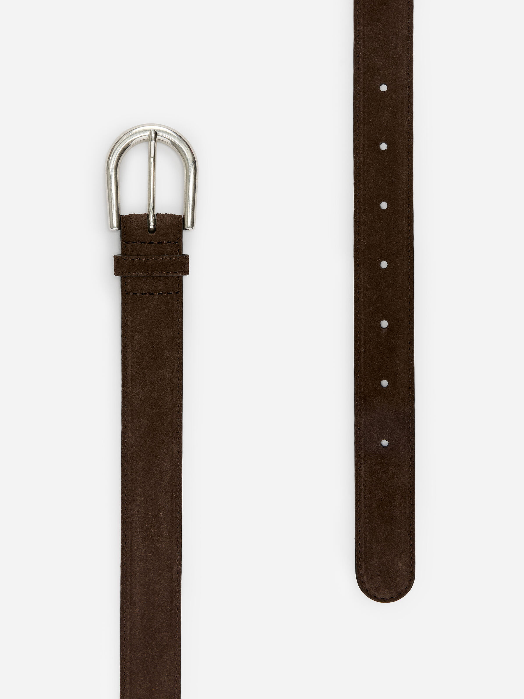 Pasek z dwoiny zamszowej - Brązowy - Women - StillMedia/DescriptiveDetail - 2