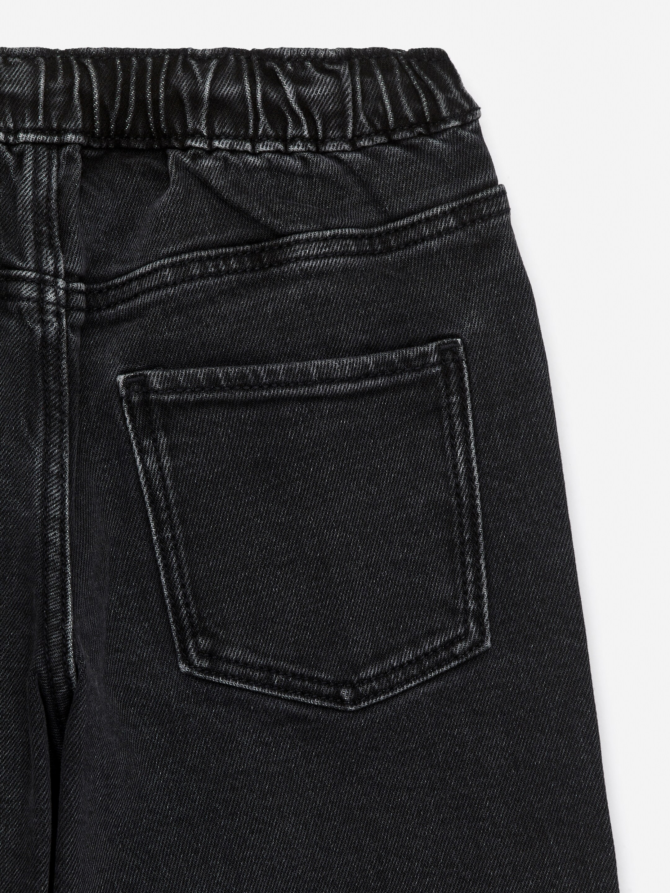 Vis større bilde: Pull-On Denim Trousers - Svart - BARN | H&M NO 3