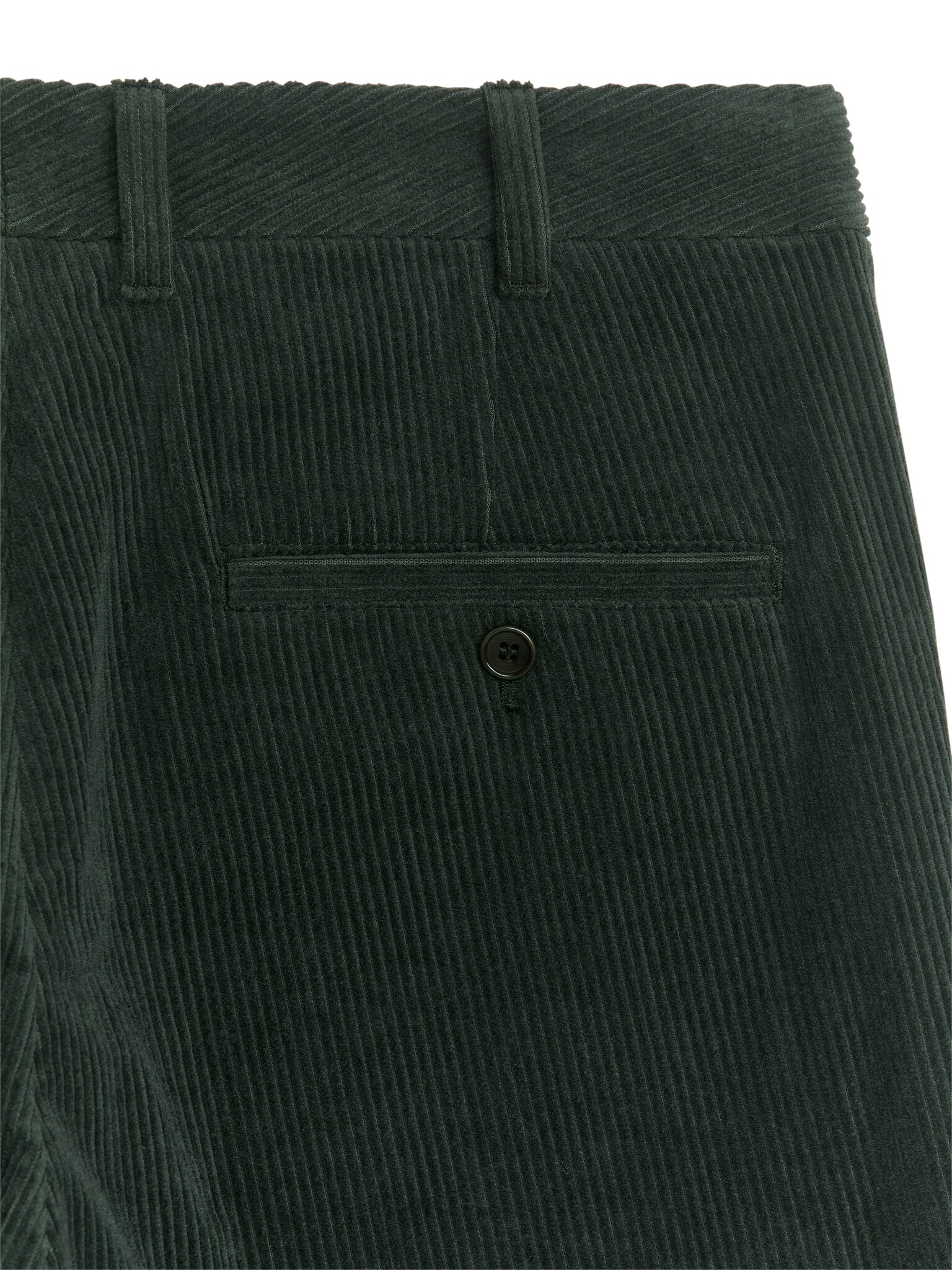 Pantalones chinos de pana de corte recto - Verde oscuro/Beige oscuro/Negro/Azul oscuro/Negro - 2