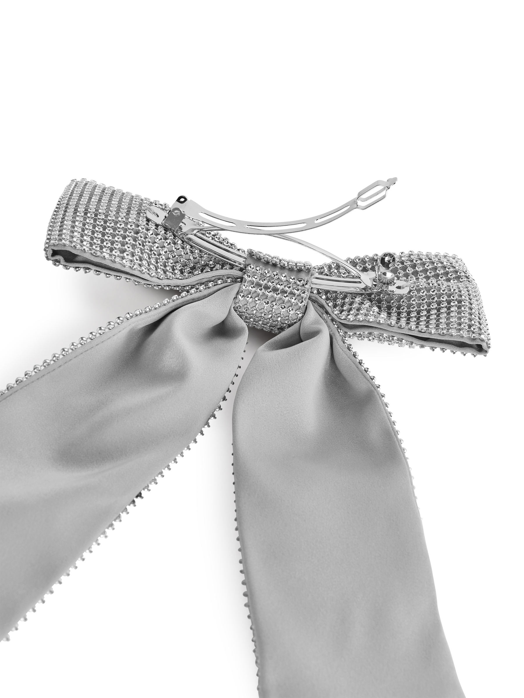 Silberne Mesh-Schleife - Grau - Damen - StillMedia/DescriptiveStillLife - 1