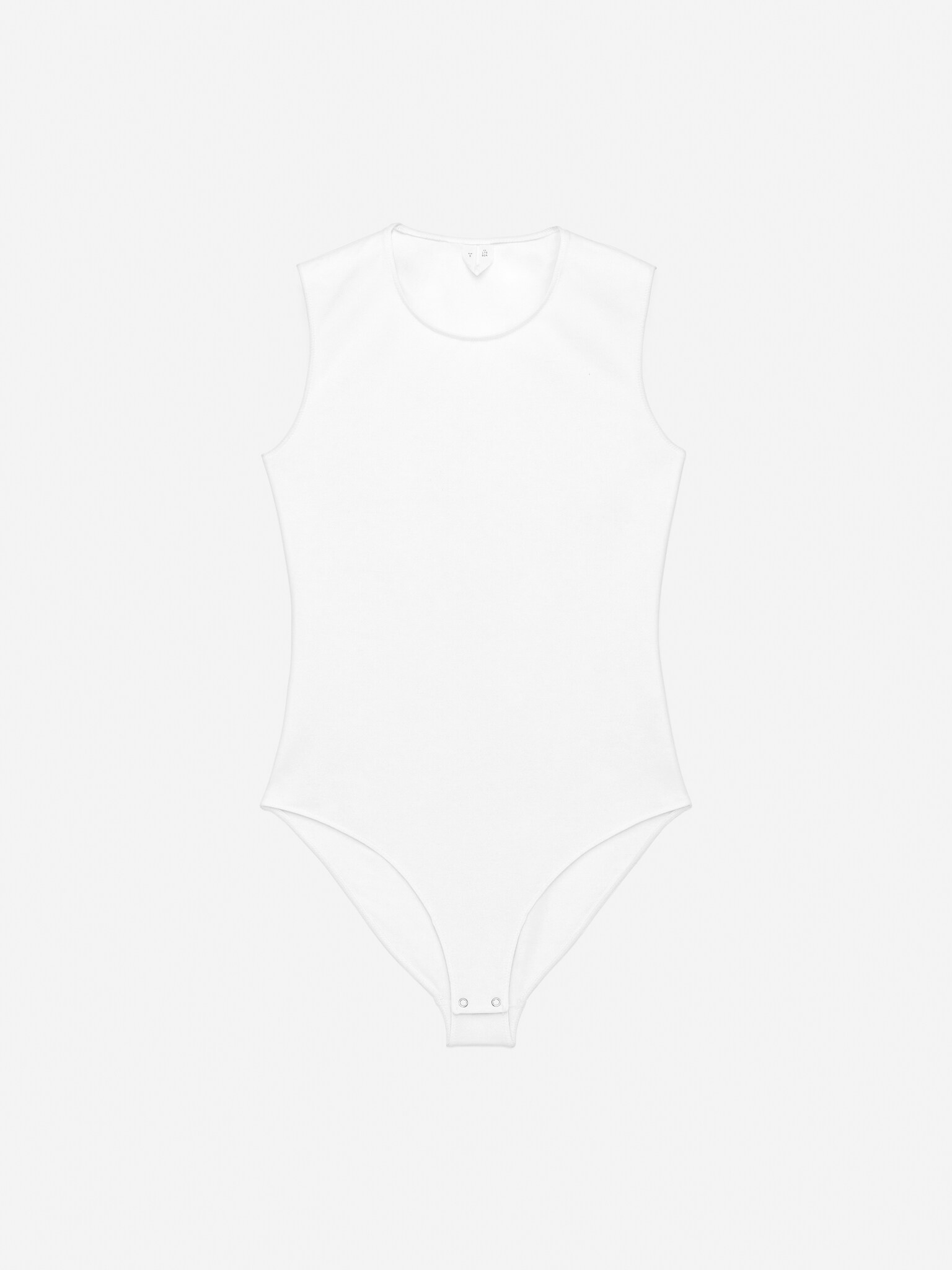 Sleeveless Bodysuit - White/Black