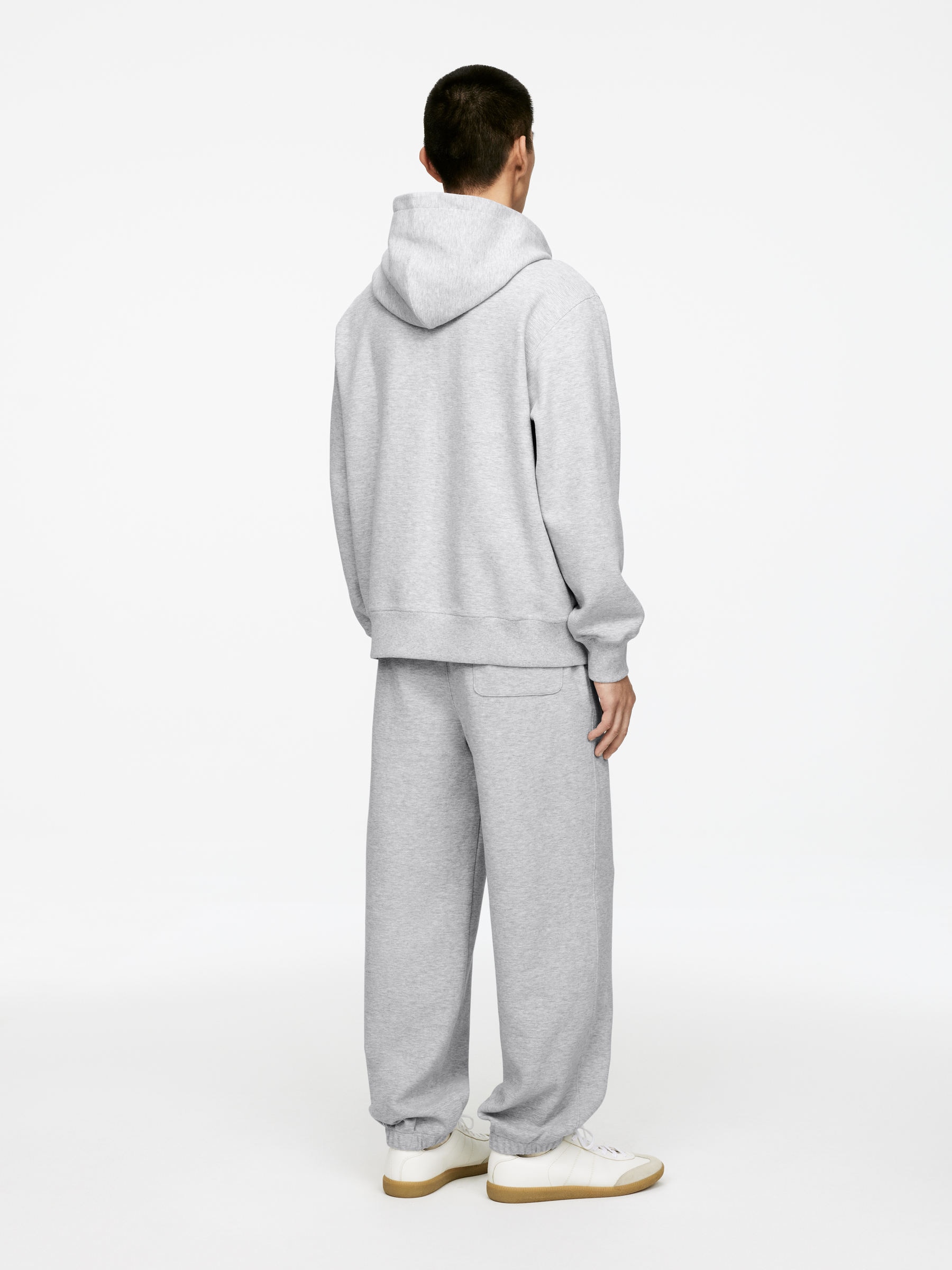 Zip Hoodie - Grey Melange - Regular fit - Men - StillMedia/Lookbook - 5