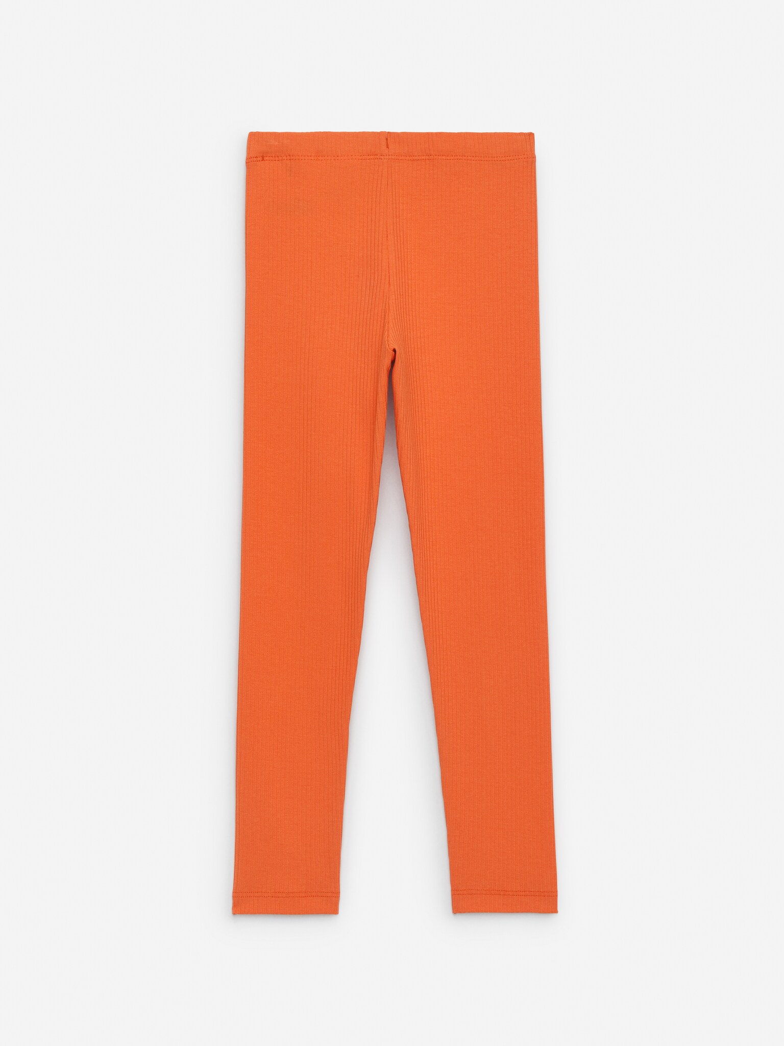 Gerippte Jersey-Leggings - Orange/Lila/Schwarz - 2