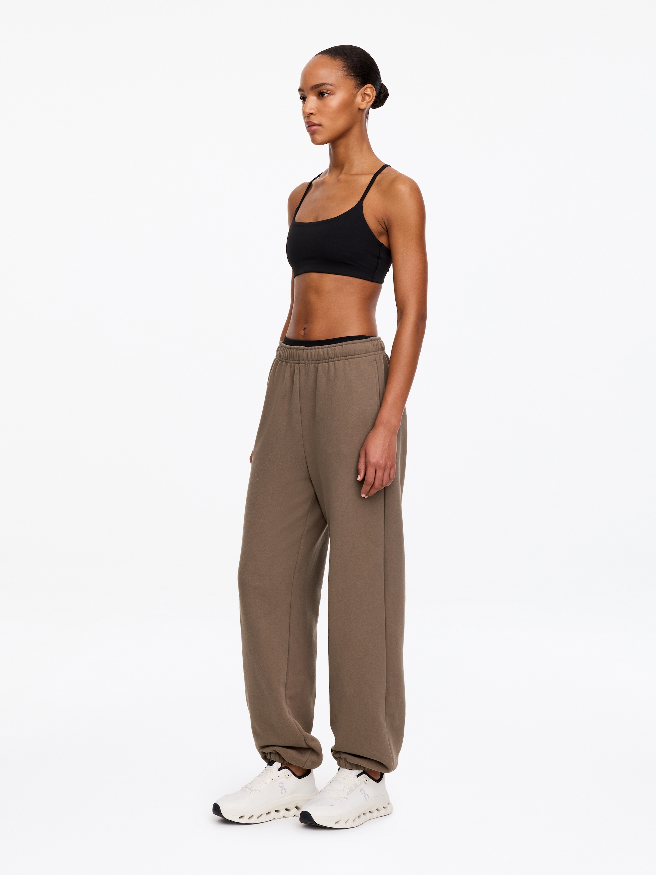 Terry Sweatpants - Mole - Regular fit - women - StillMedia/Lookbook - 5
