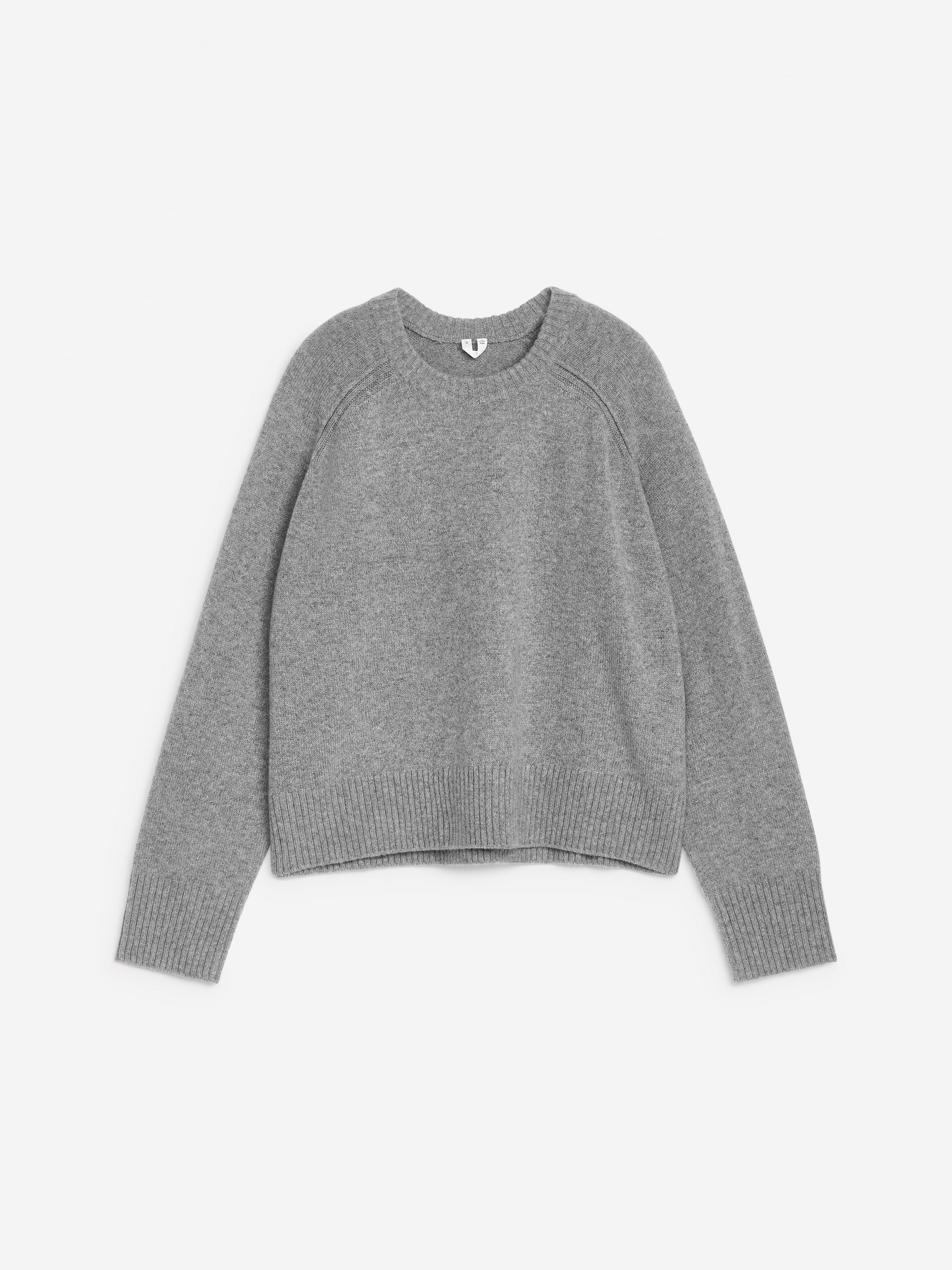 Zobacz większy obraz: Wełniany sweter - Szary melanż - ONA | H&M PL 1