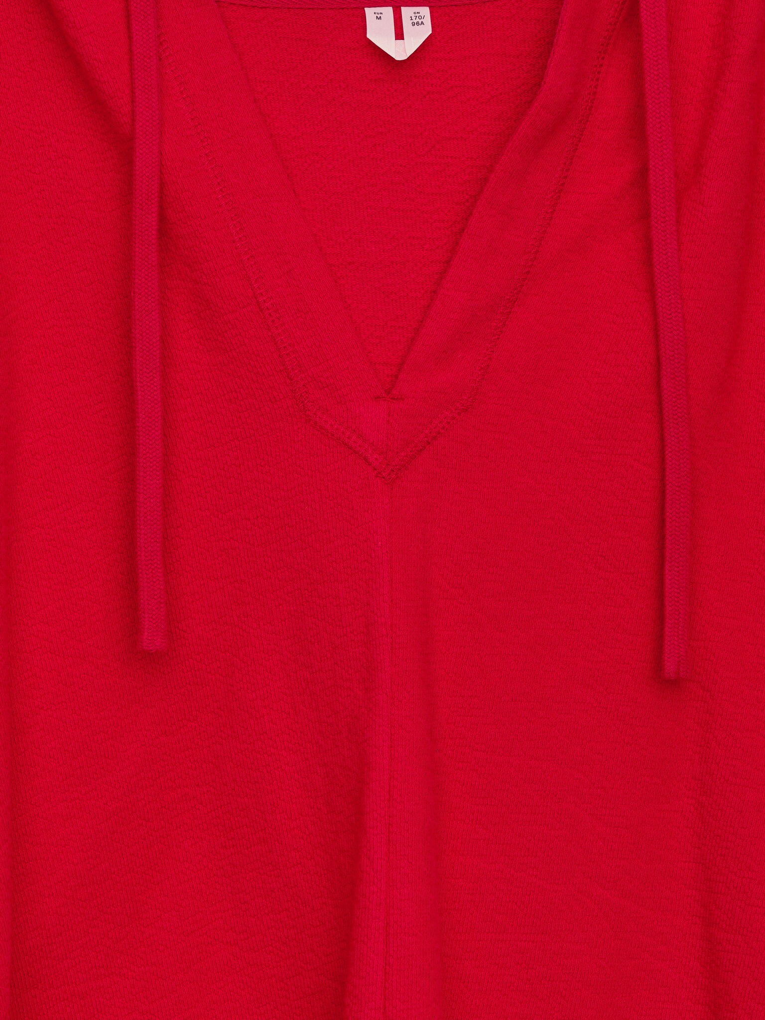 Poncho de bain à capuche - Rouge/Blanc cassé/Bleu foncé - 4
