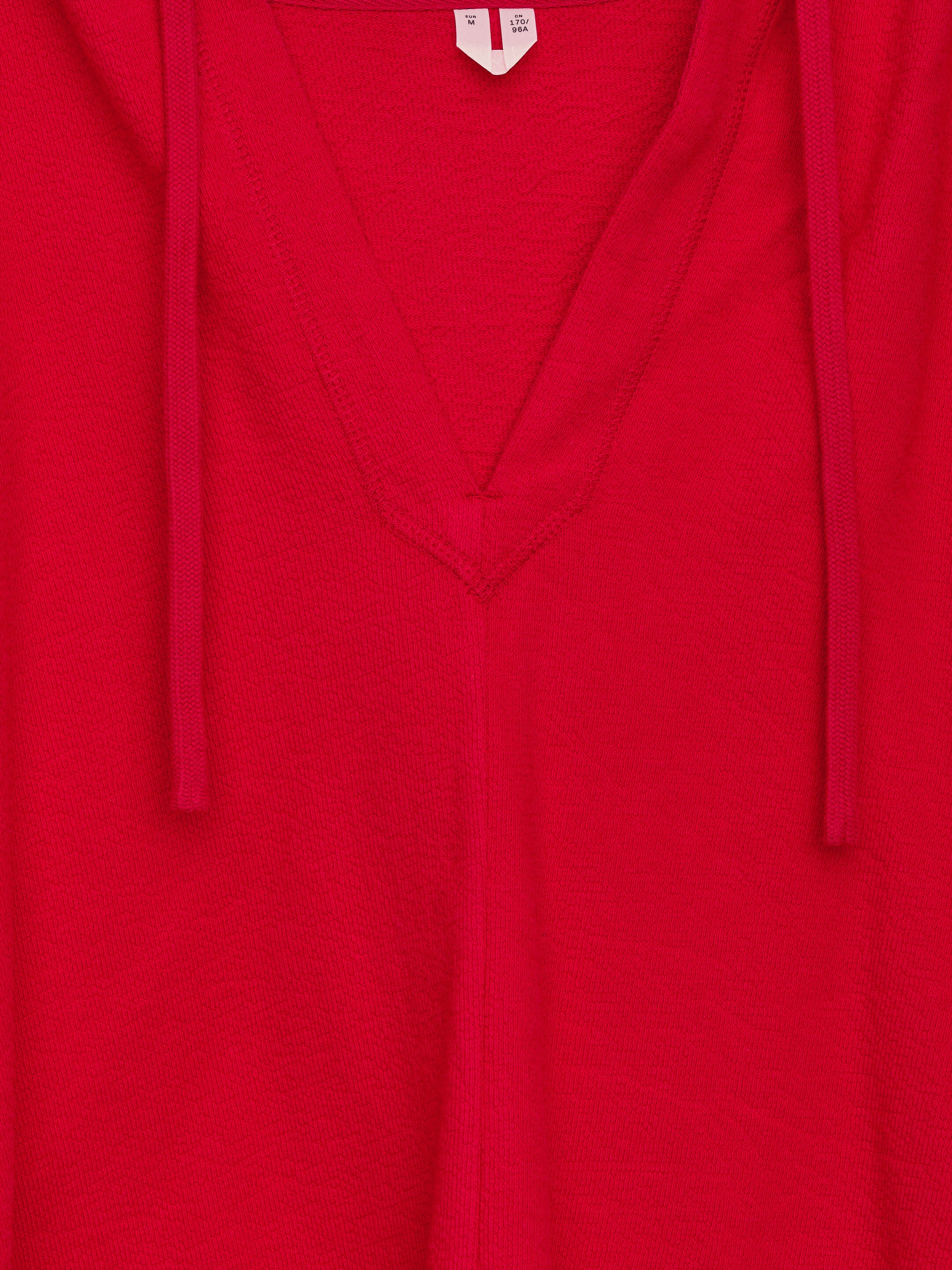 Ver imagem maior: Top com capuz em tecido turco - Vermelho - SENHORA | H&M PT 6