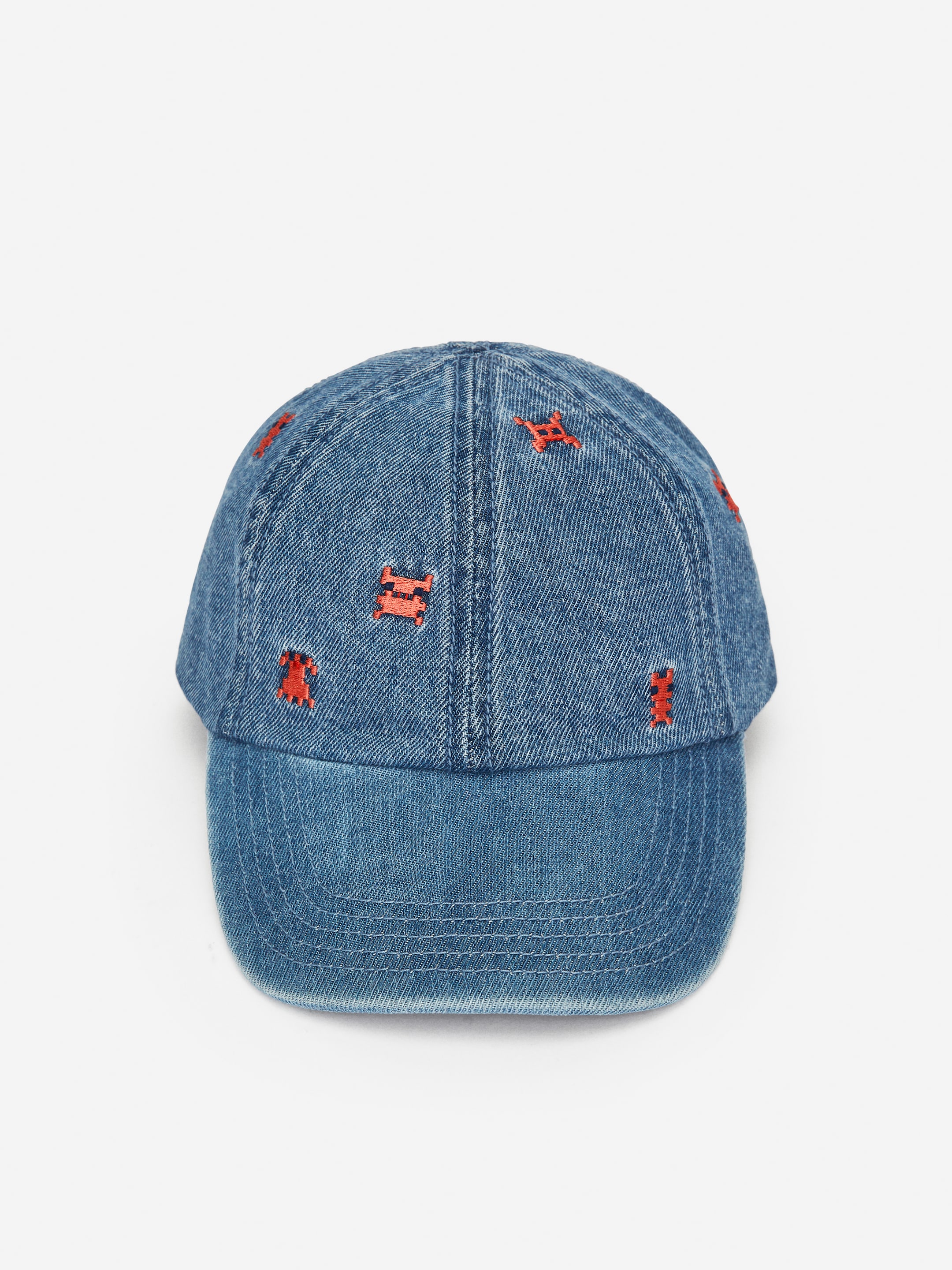 Keps i denim med brodyr - Blå - Children - StillMedia/DescriptiveStillLife - 1