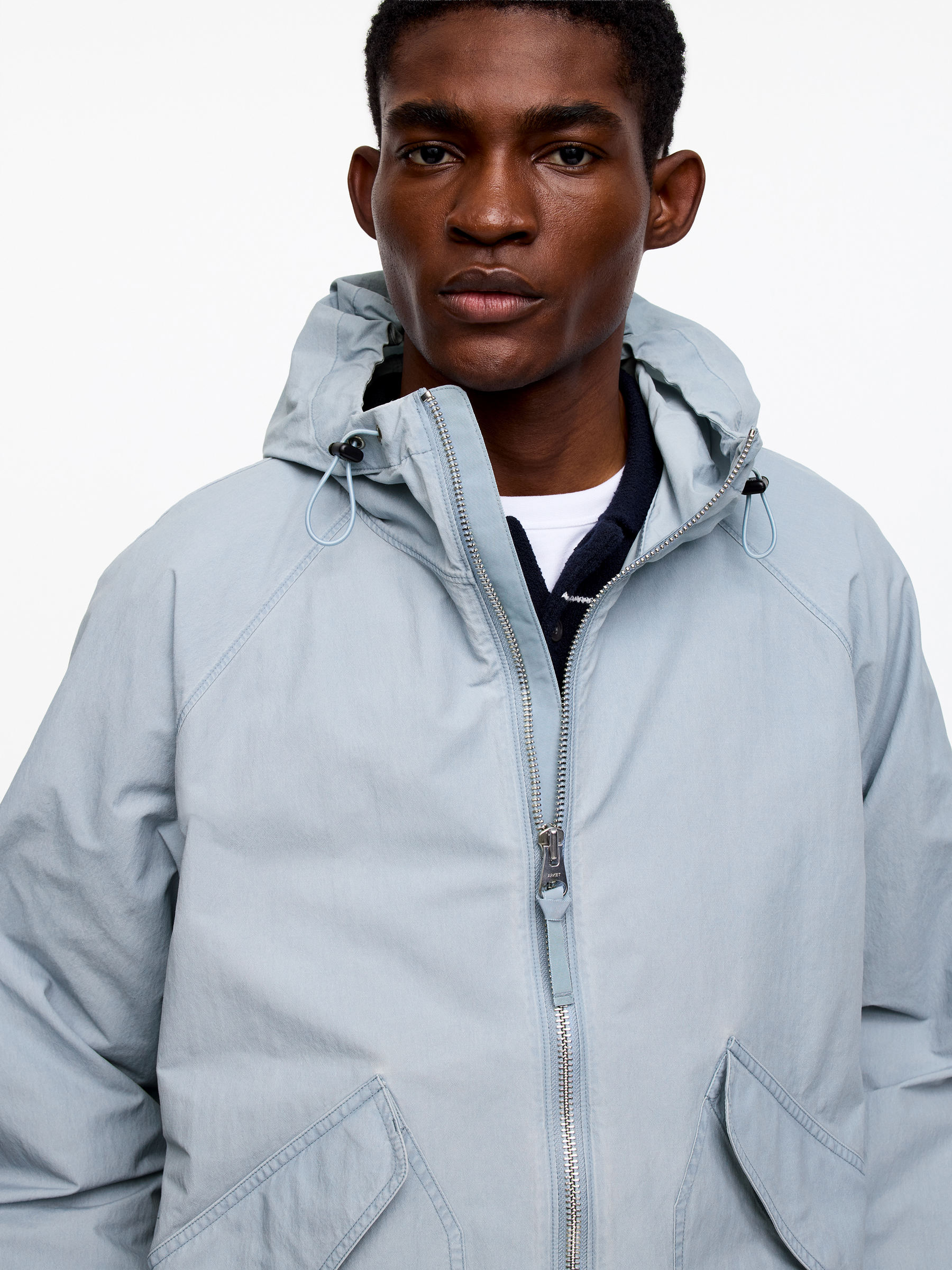 Lockerer Windbreaker - Hellblau - Relaxed Fit - Herren - StillMedia/Lookbook - 6