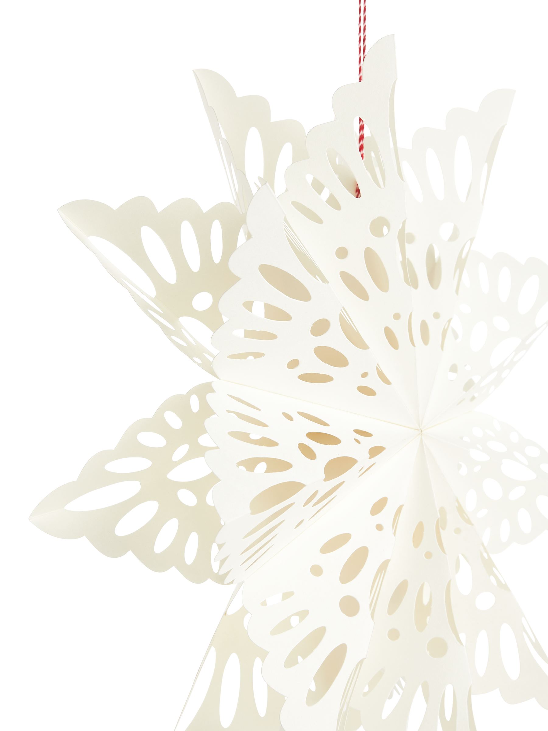 Papierdeko, 30  cm - Weiß - Haushaltswaren - StillMedia/DescriptiveDetail - 2