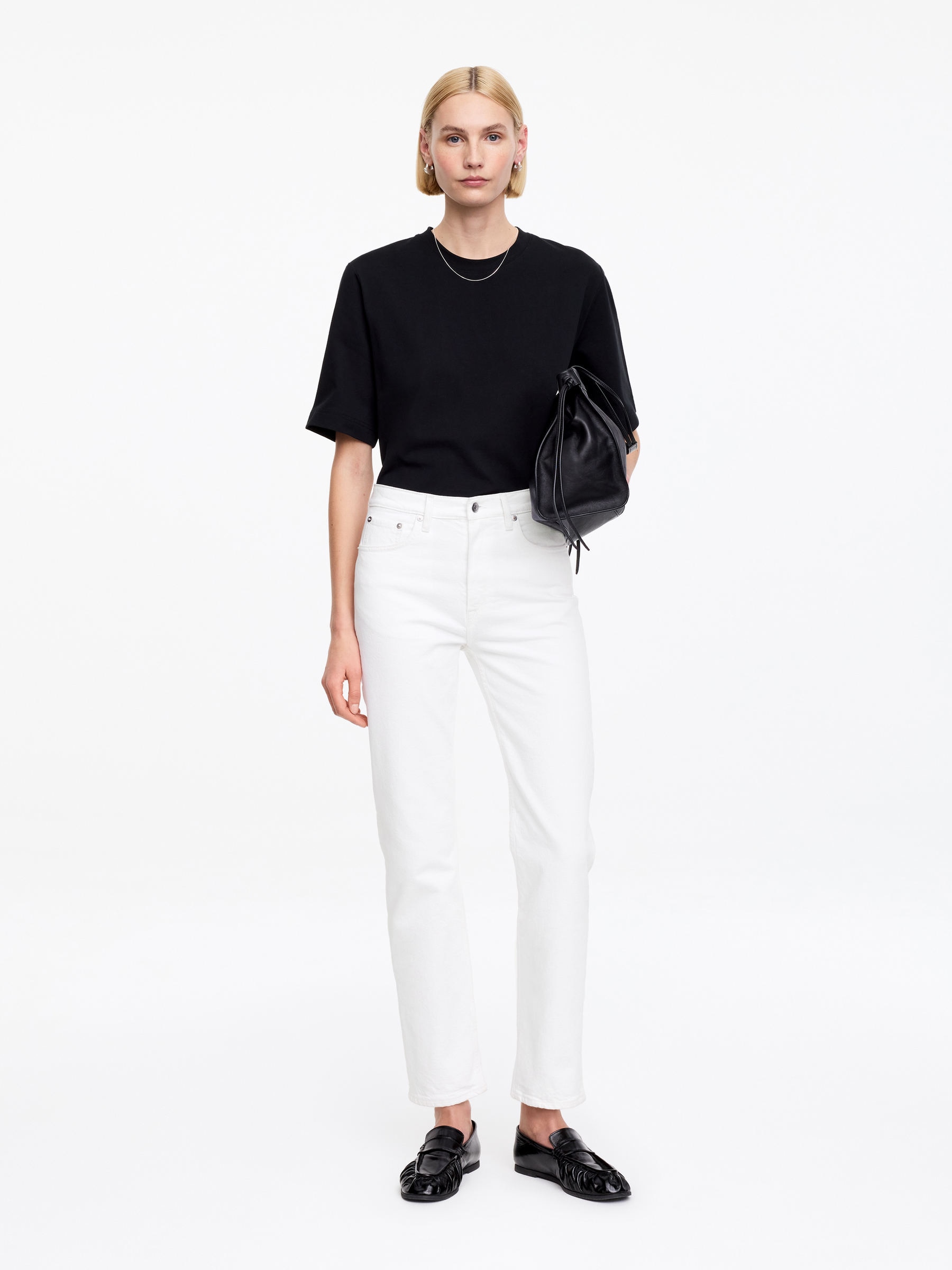 JADE CROPPED Slim Jeans-#EFEEEA-18632