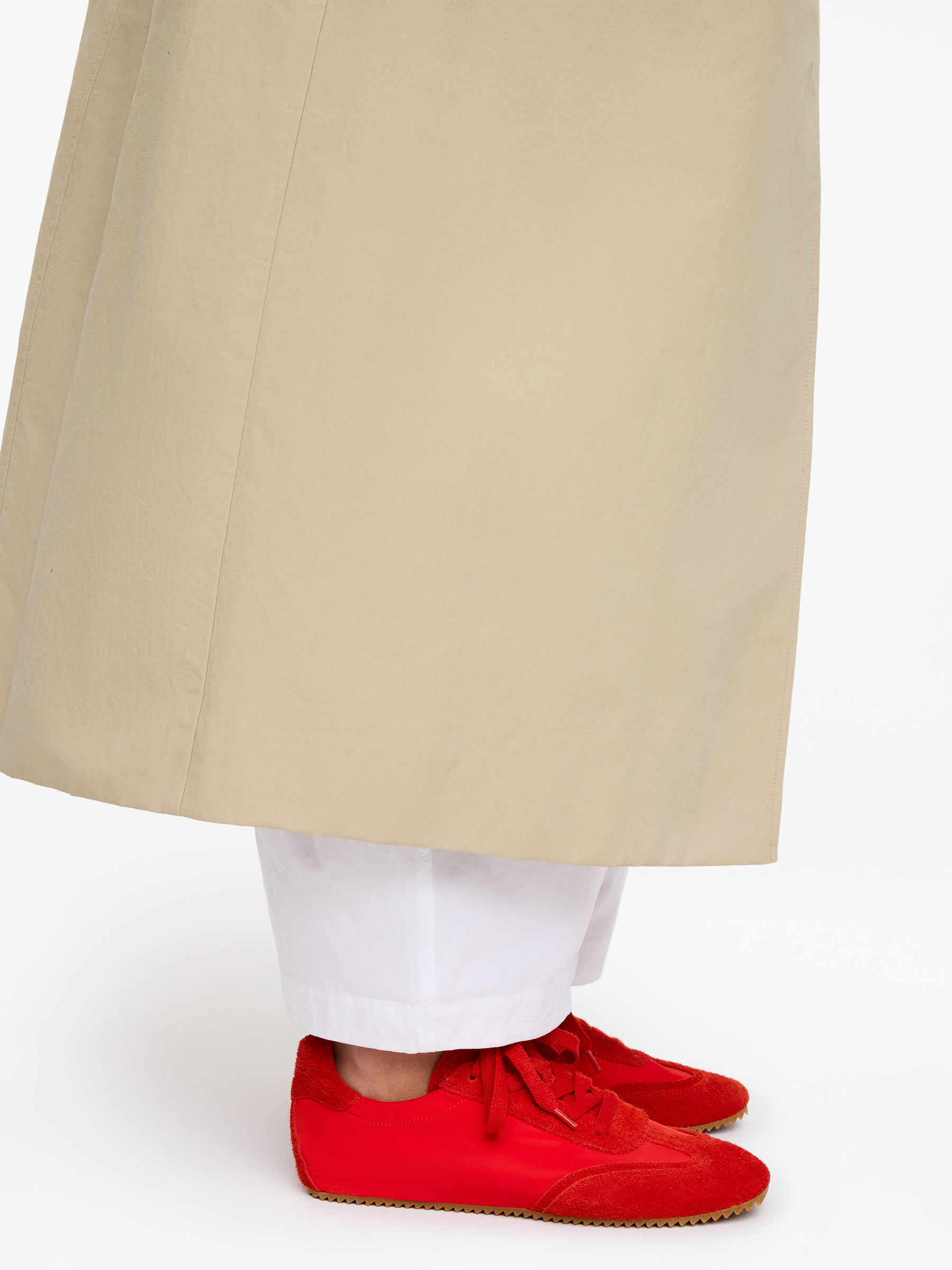 Sneaker aus Veloursleder und Nylon-#B12F39-18162