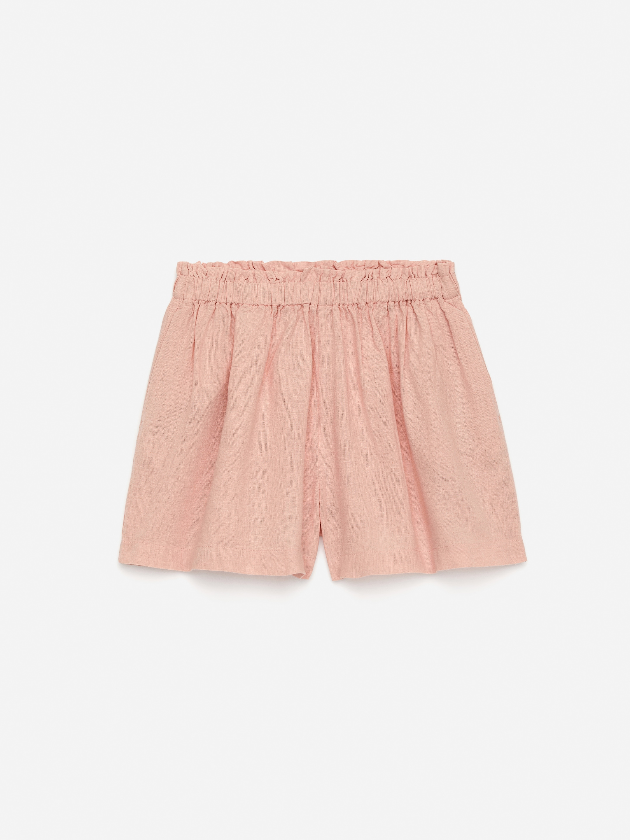 Visualizza immagine più grande: Shorts in lino dalla vestibilità ampia - Rosa - BAMBINO | H&M IT 1