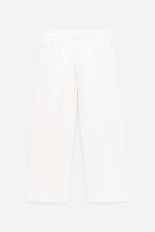Relaxed Canvas Trousers - Off White/Mole/Black/Dark Blue - 1