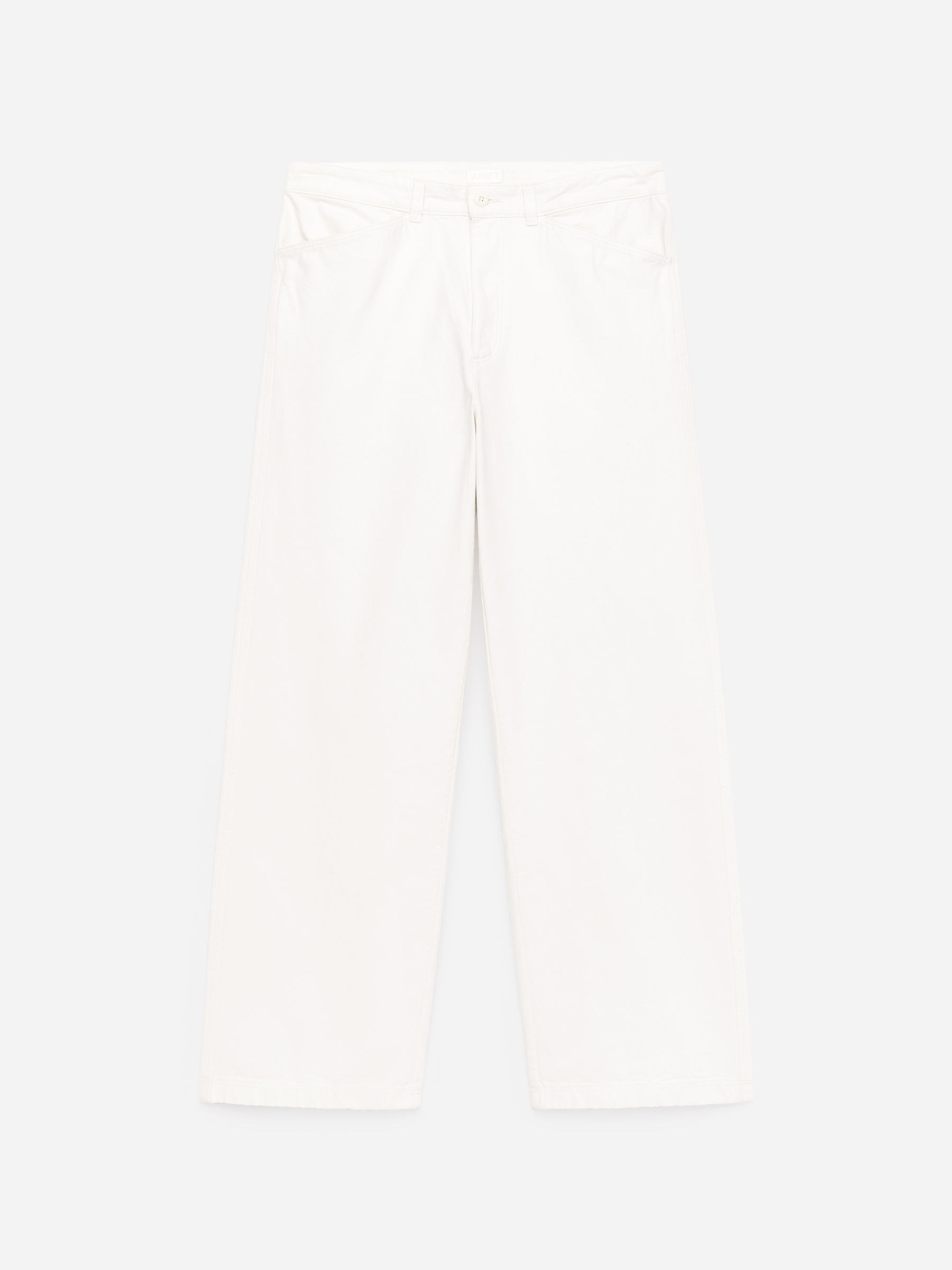 Relaxed Canvas Trousers-#DFD8C9-17614