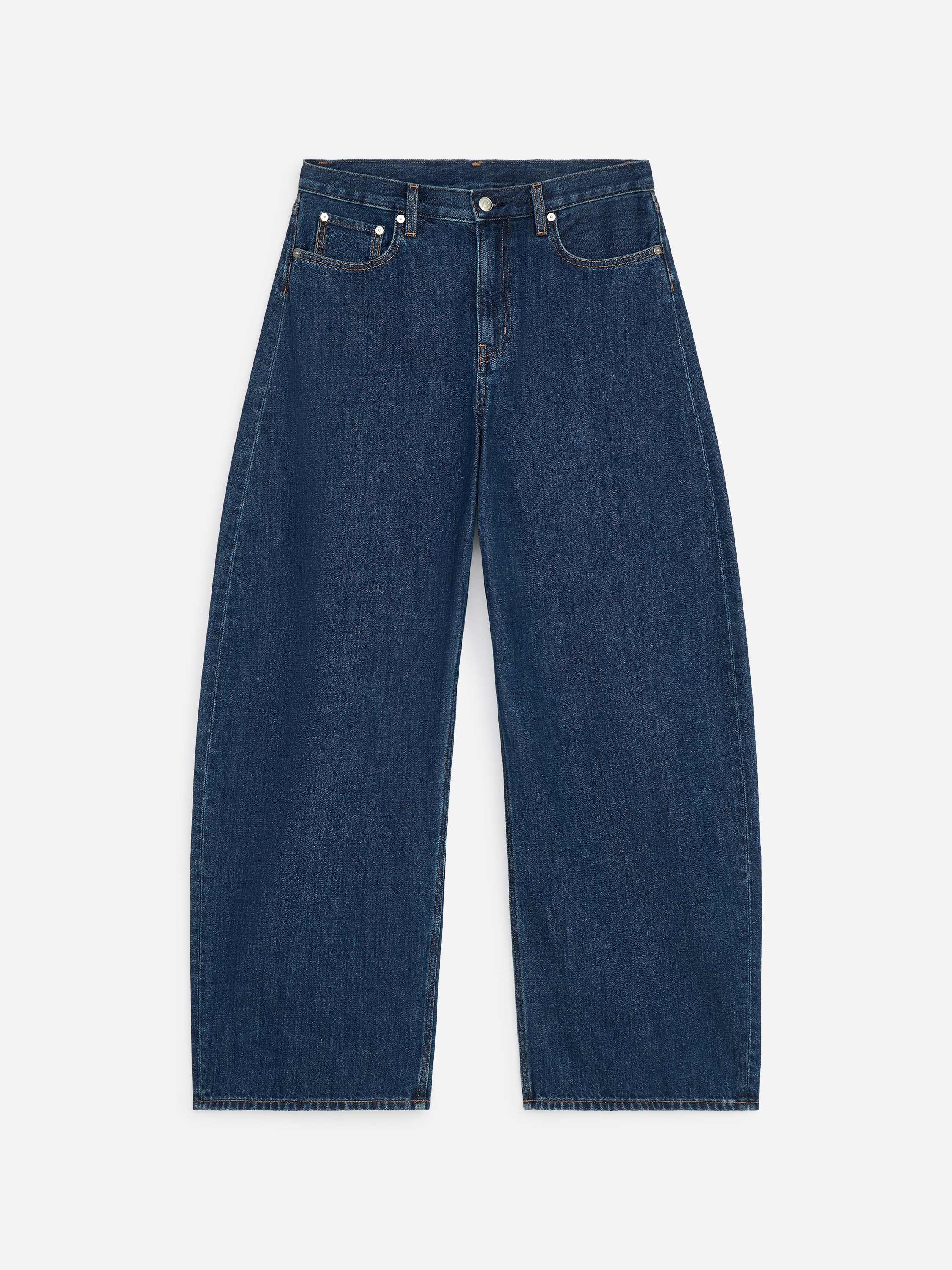 Jeans Peony barrel - Blu