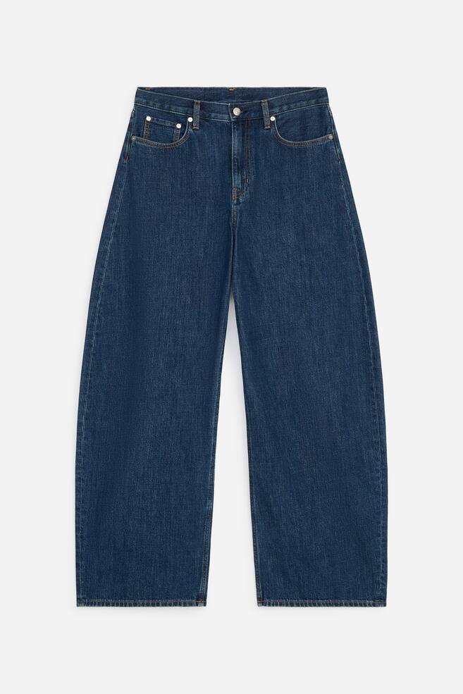 Peony Barrel Jeans - Blau - 1