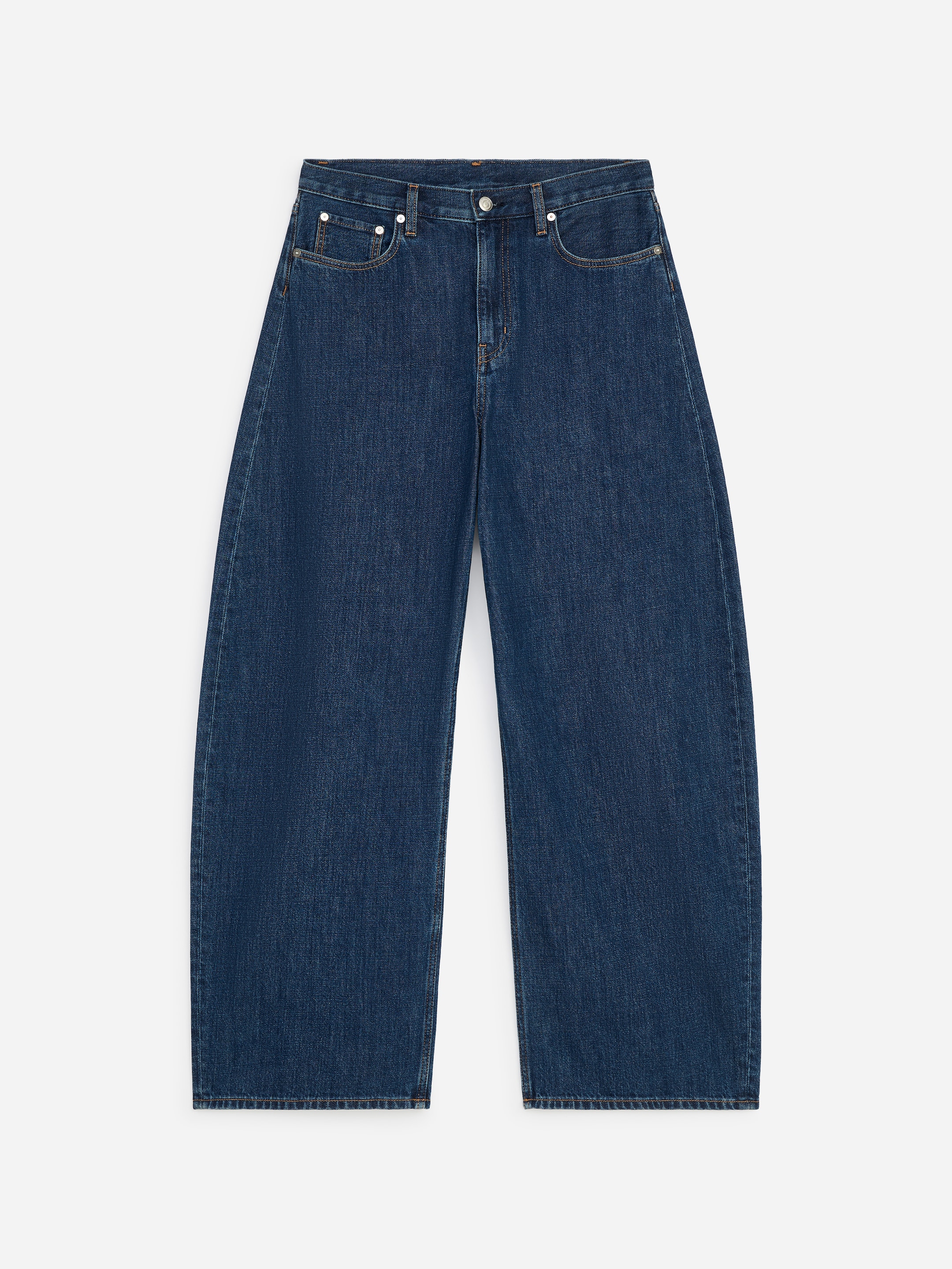 Peony Barrel Jeans - Blue - Relaxed fit - women - StillMedia/DescriptiveStillLife - 1
