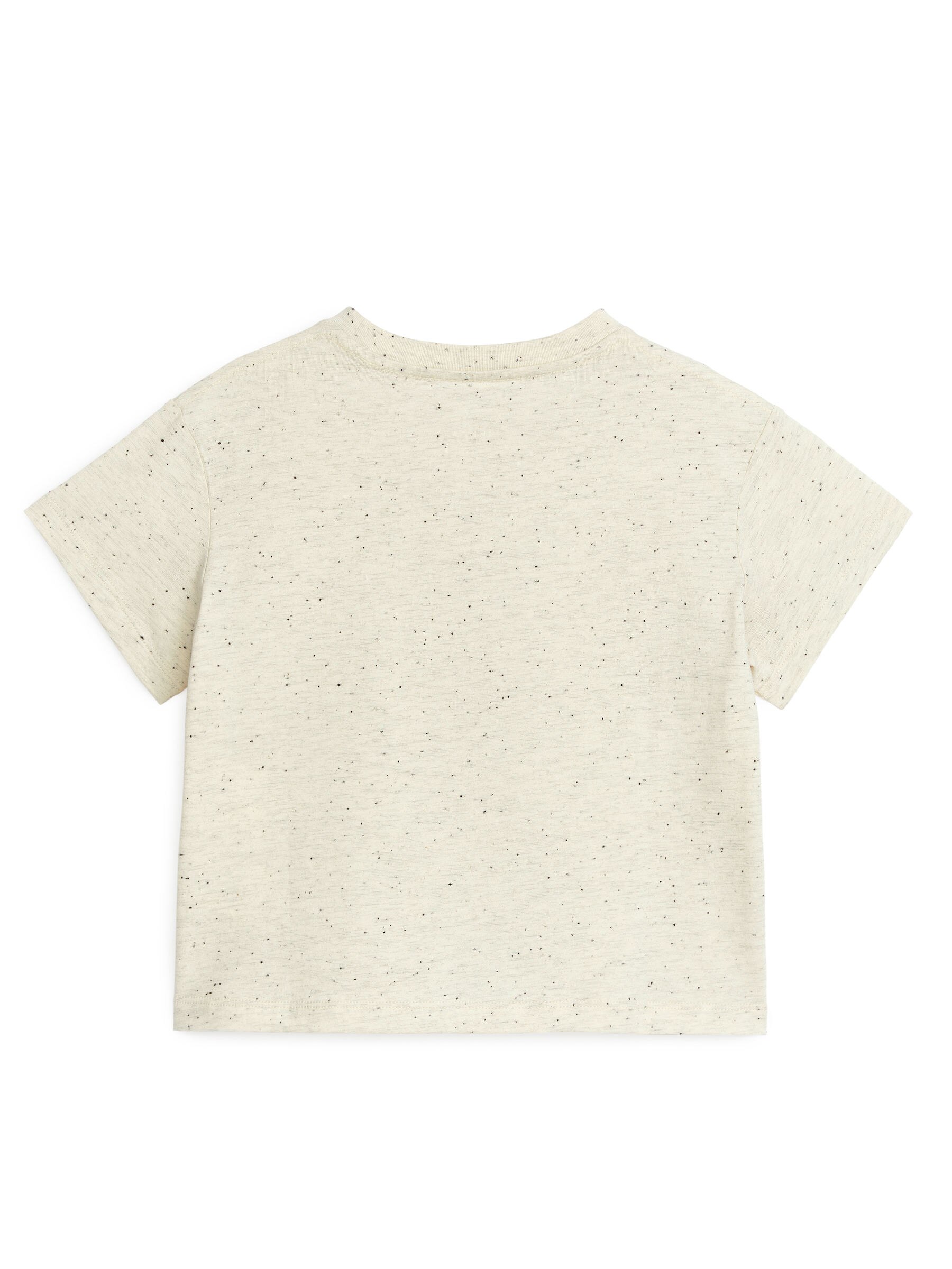 Lockeres T-Shirt - Cremeweiß/Noppen - Relaxed Fit - Kinder - StillMedia/DescriptiveStillLife - 1