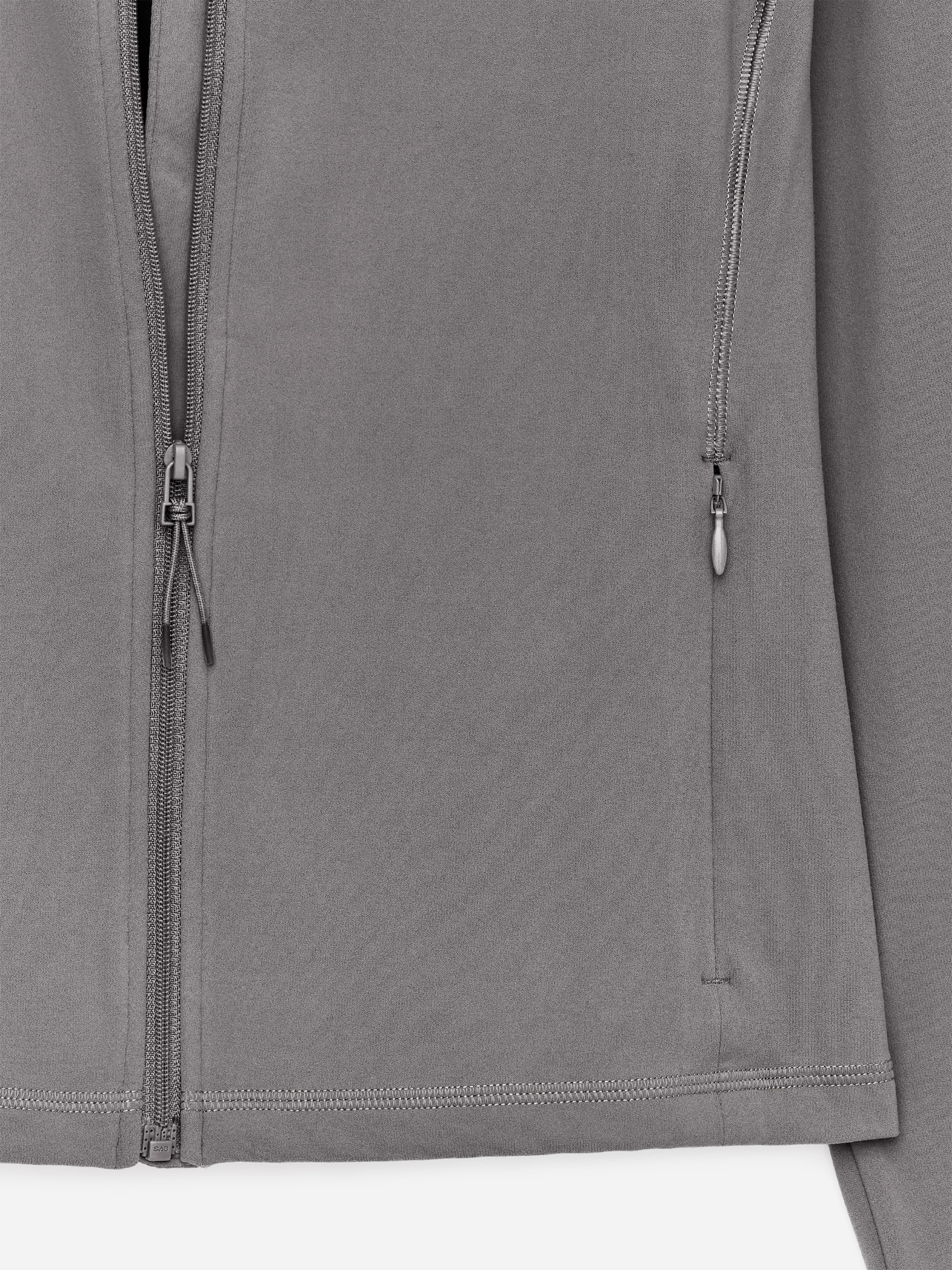 Soft Zip-Up Training Jacket - Dark Grey - Slim fit - Women - StillMedia/DescriptiveStillLife - 1