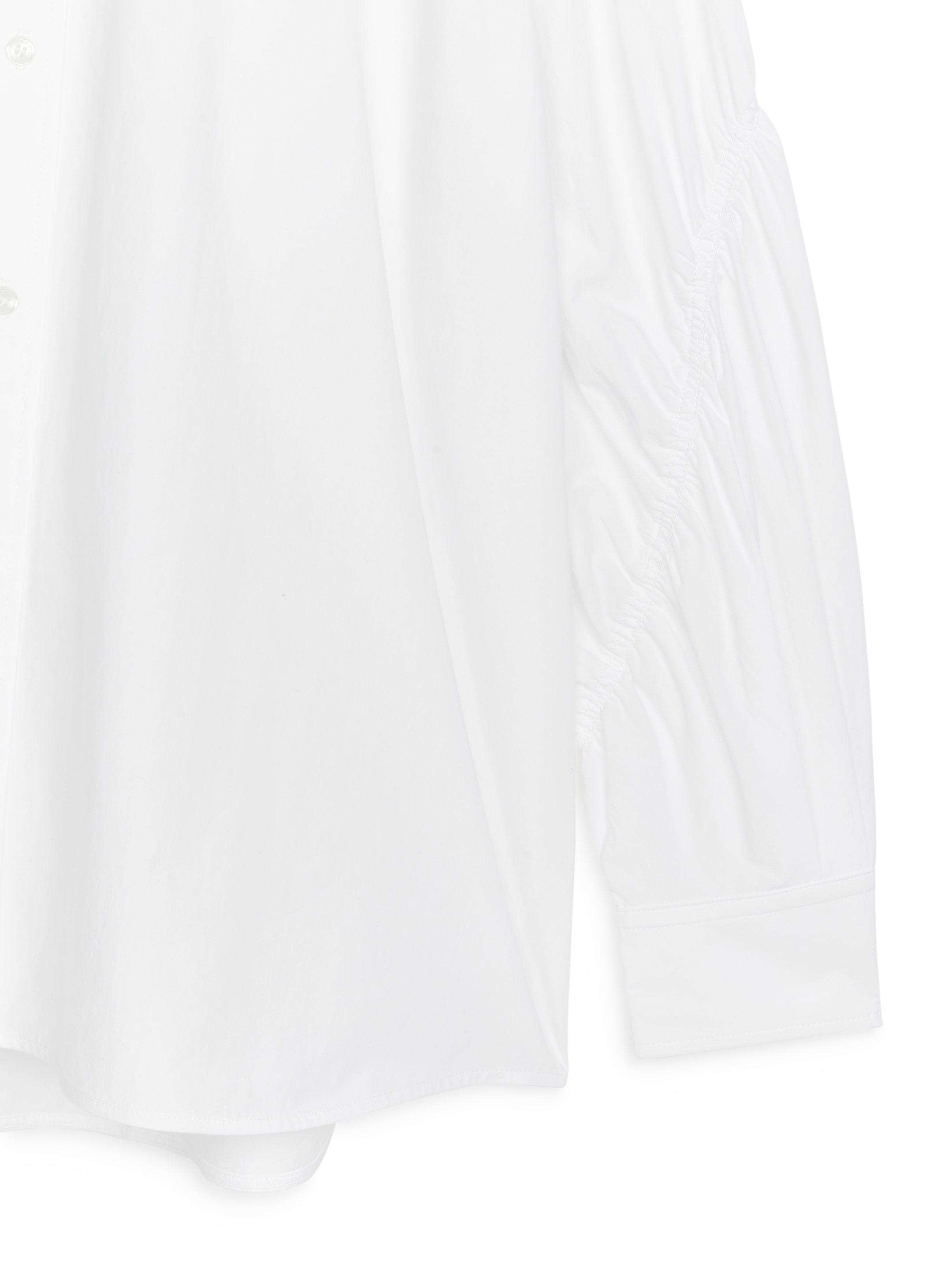 Grotere afbeelding bekijken: Overhemd zonder kraag - Wit - DAMES | H&M NL 2