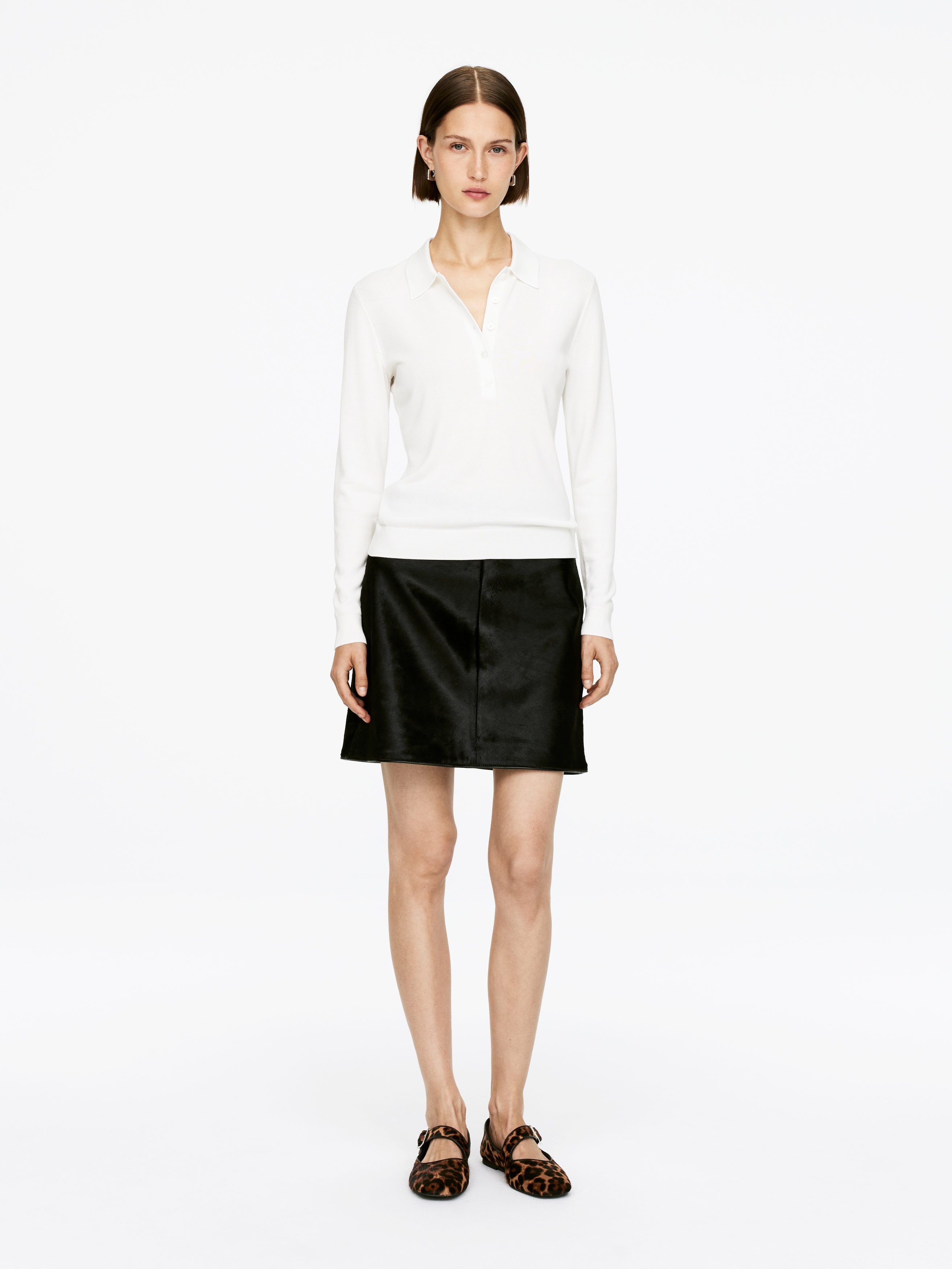 Mary Jane Leather Flats - Brown/Black - Women - StillMedia/Lookbook - 7