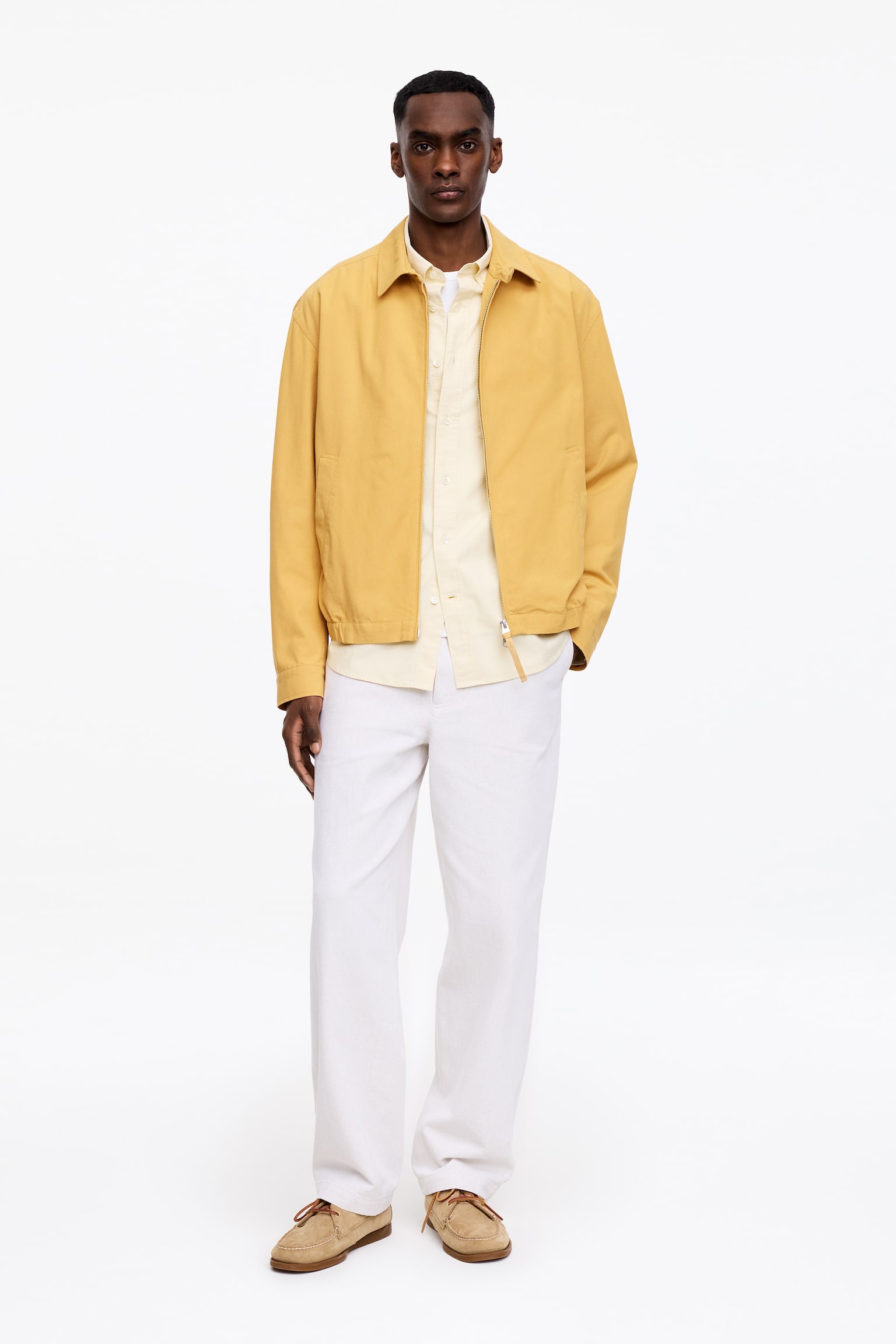 Blouson in cotone - Giallo - 1