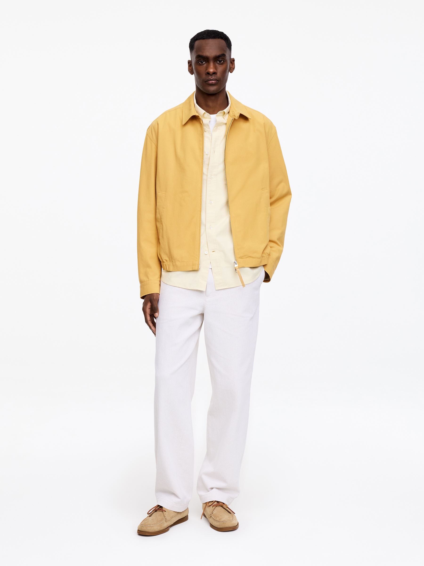 Cotton Blouson-#C69F5B-18393