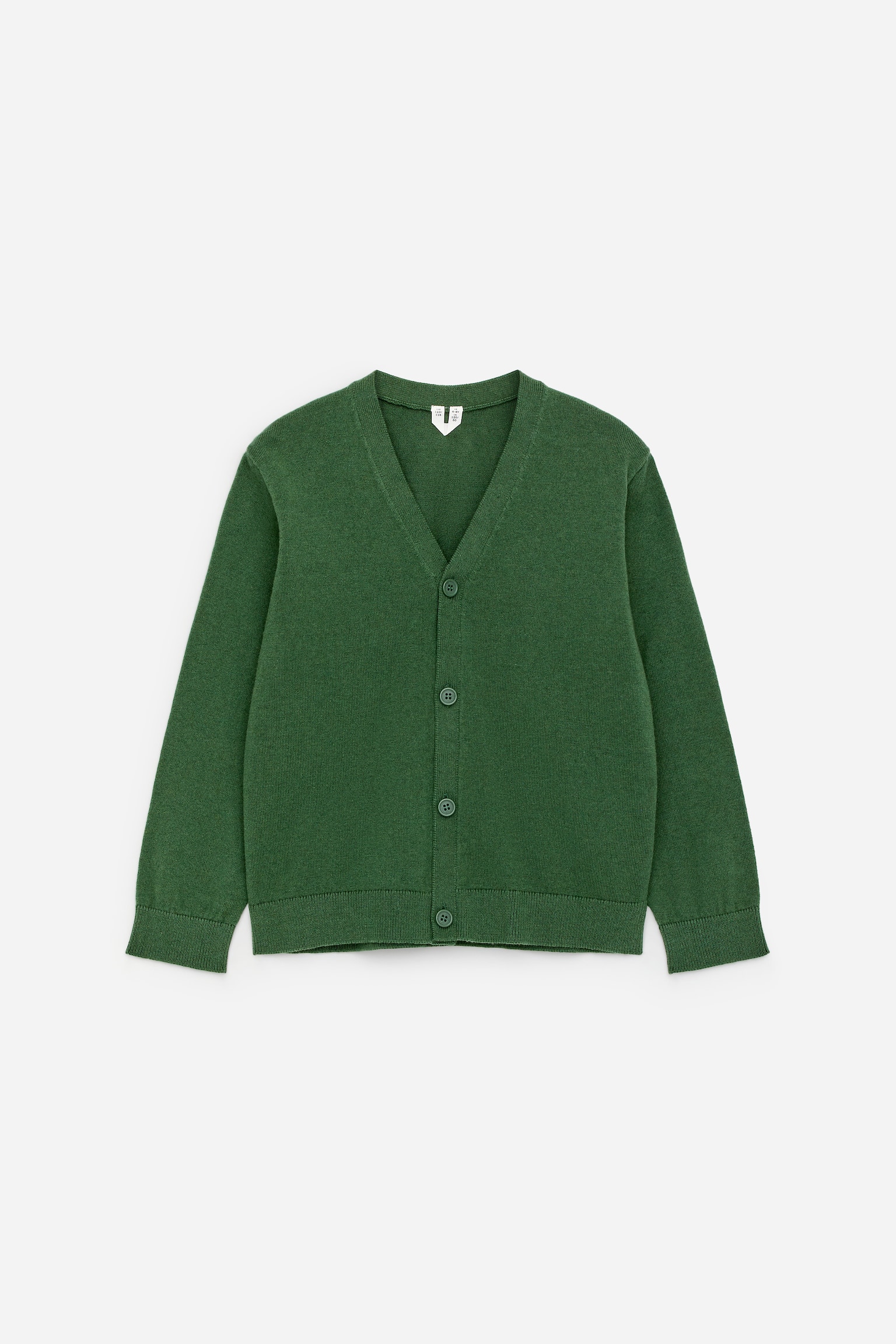 Cárdigan de lana y algodón - Verde/Azul brillante