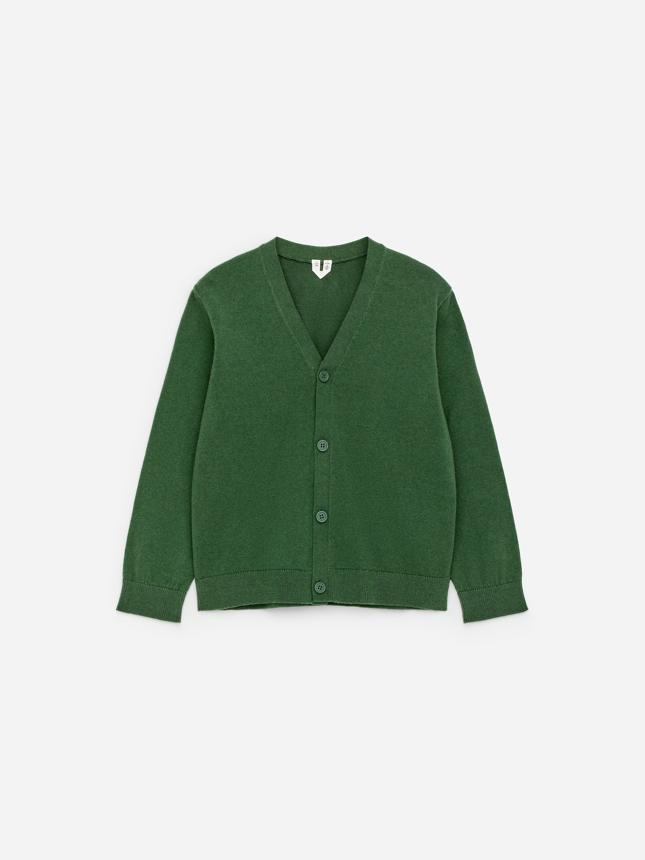 Strickjacke aus Baumwolle und Wolle-#2a5533-18411