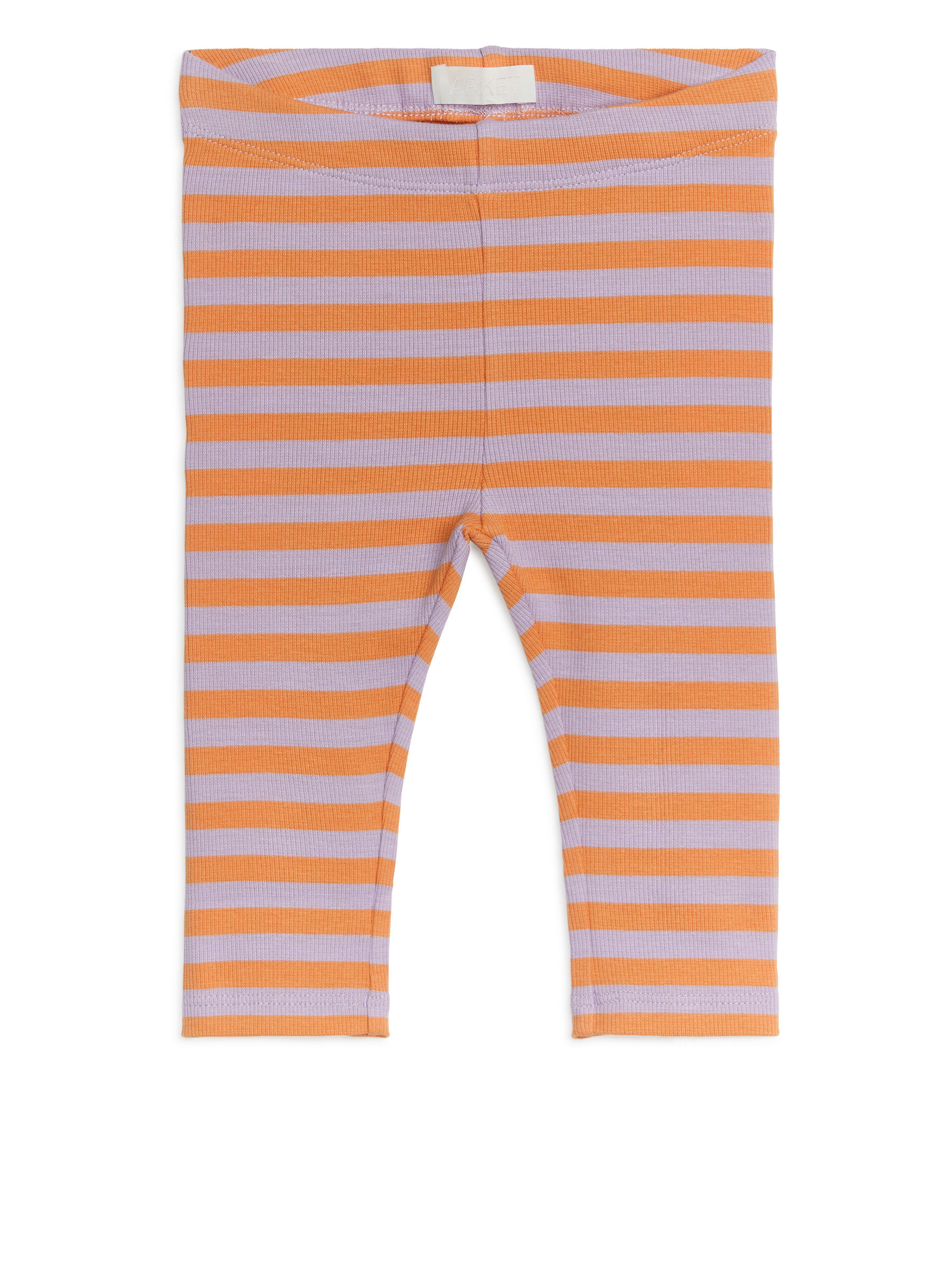 Gerippte Leggings - Flieder/Orange - Slim Fit - Kinder - StillMedia/DescriptiveStillLife - 1