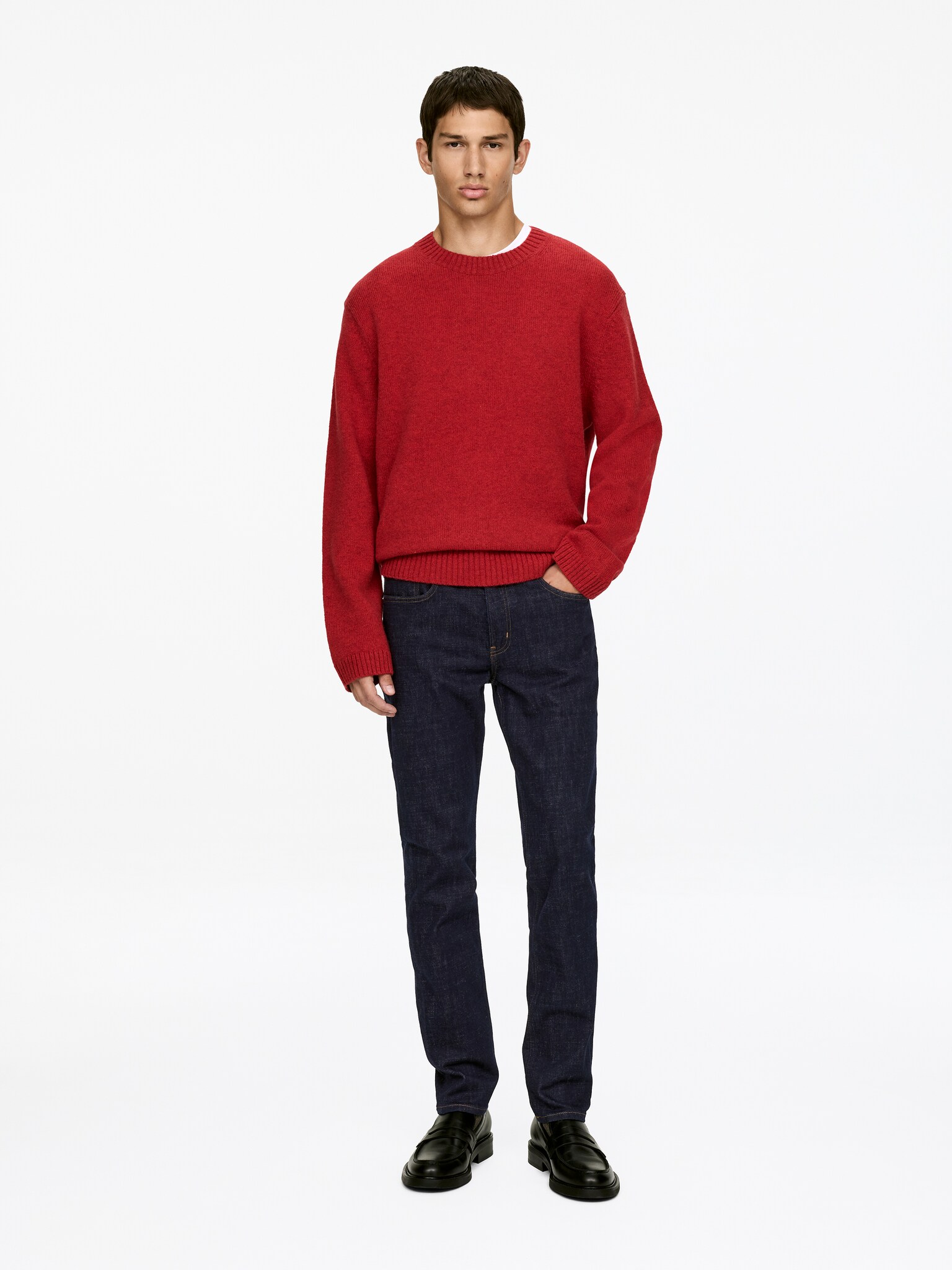 BIRCH Slim Stretch Jeans - Dark Blue/Dark Grey/Mid Blue