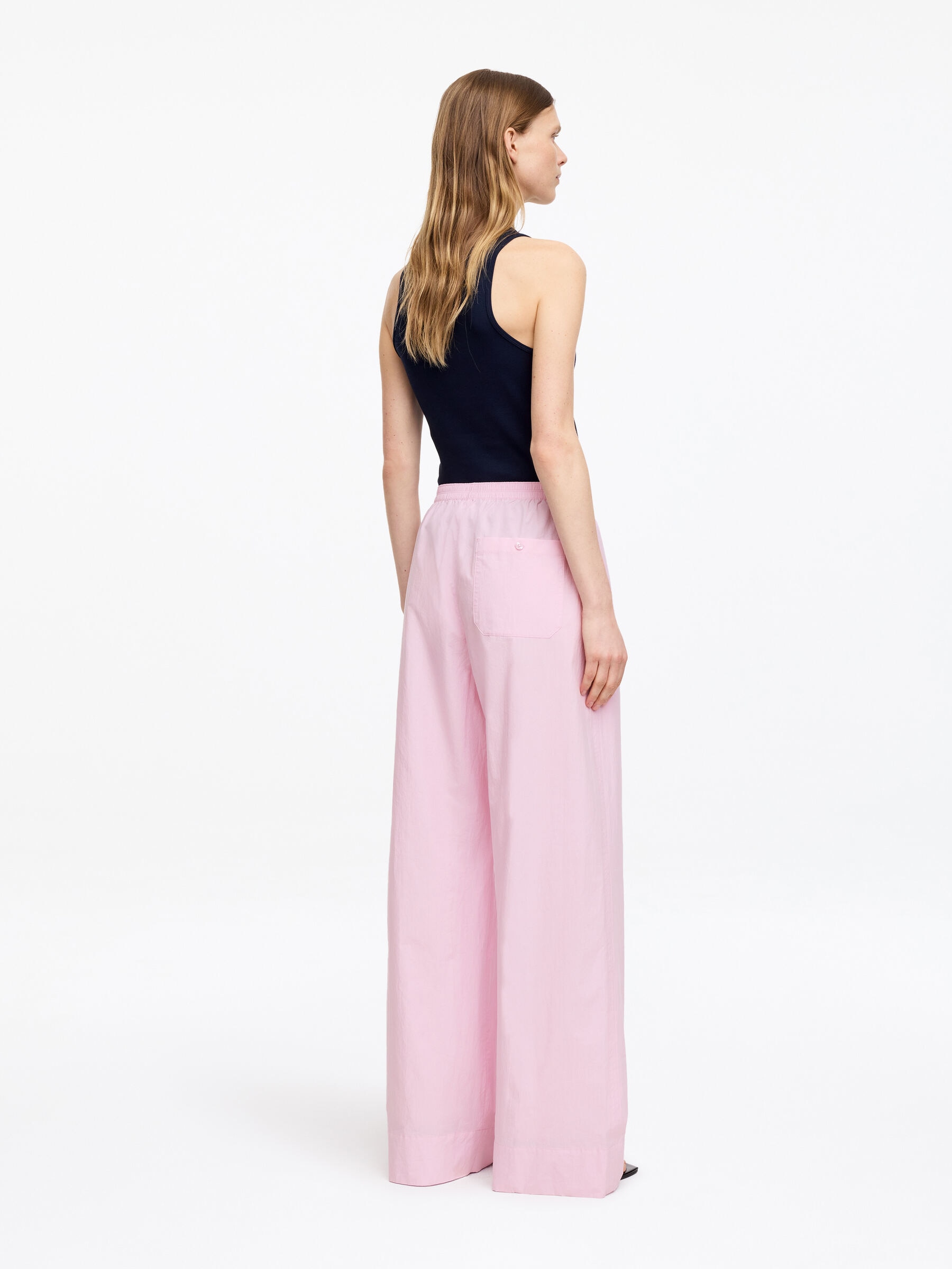 Pyjamasbyxor i bomull - Rosa - Relaxed fit - Women - StillMedia/Lookbook - 3